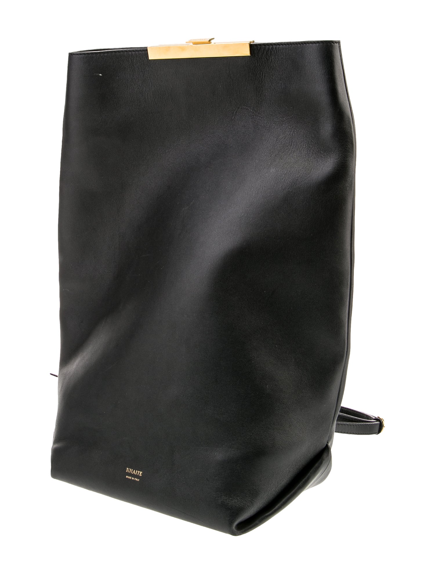 Khaite Leather Bucket Bag