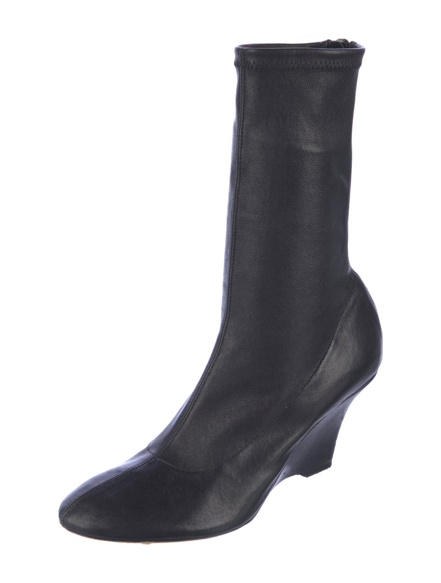 Khaite Leather Sock Boots