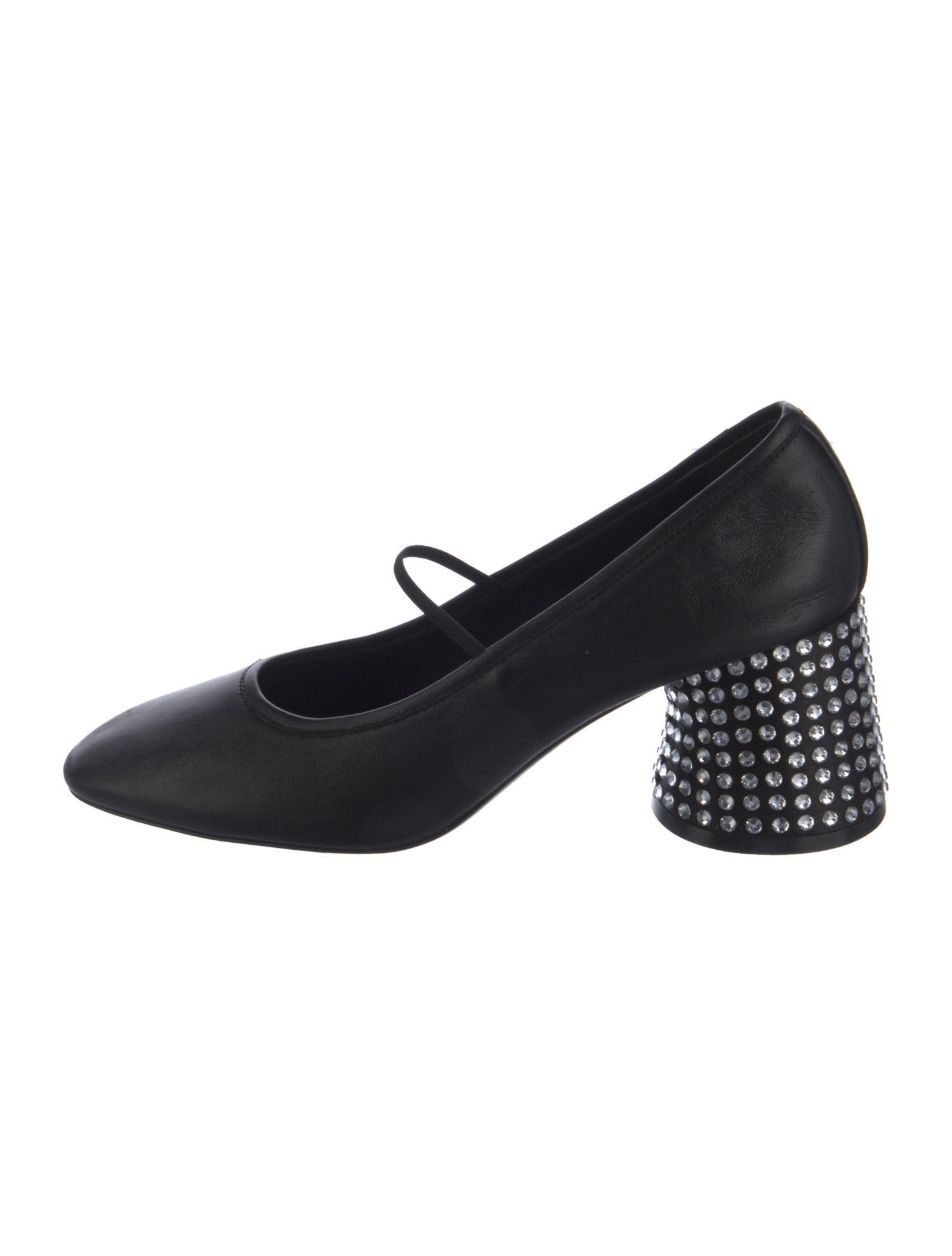 Khaite Leather Crystal Embellishments Pumps