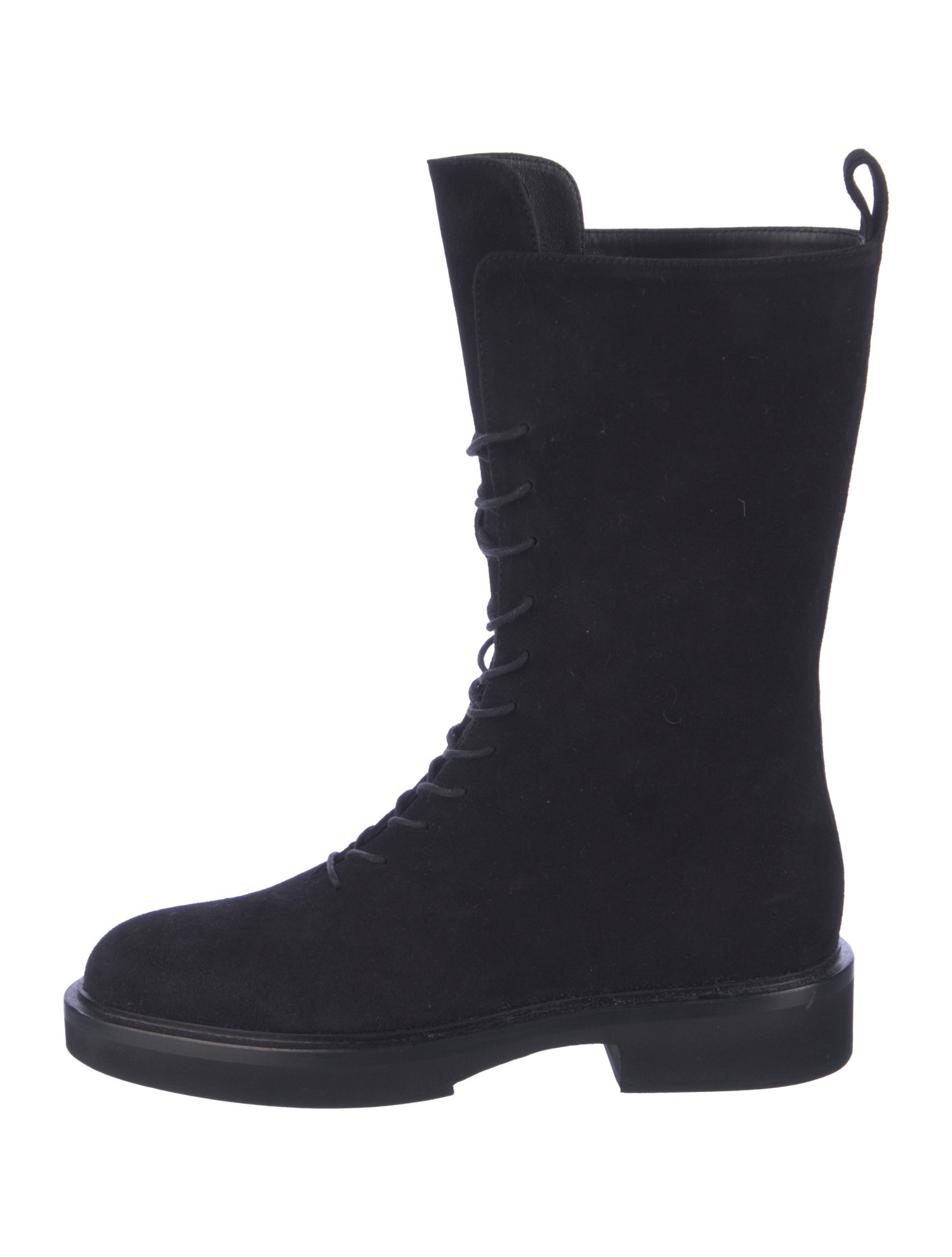 Khaite Suede Combat Boots