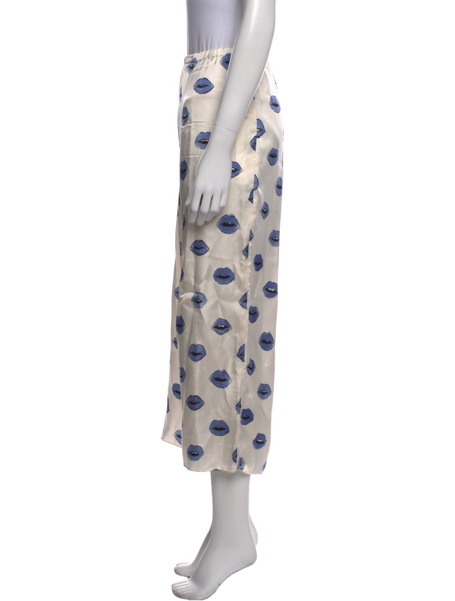 Khaite Printed Wide Leg Pants w/ Tags