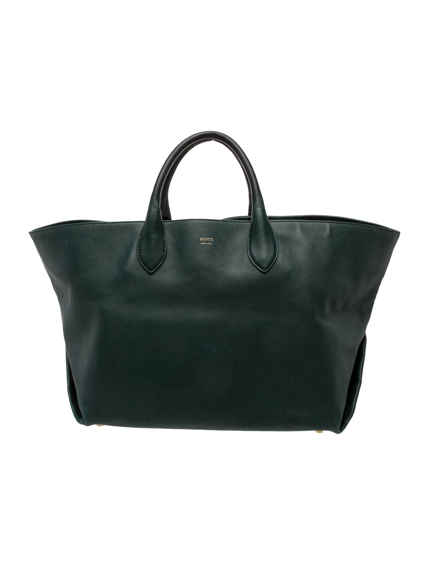 Khaite Leather Top Handle Bag