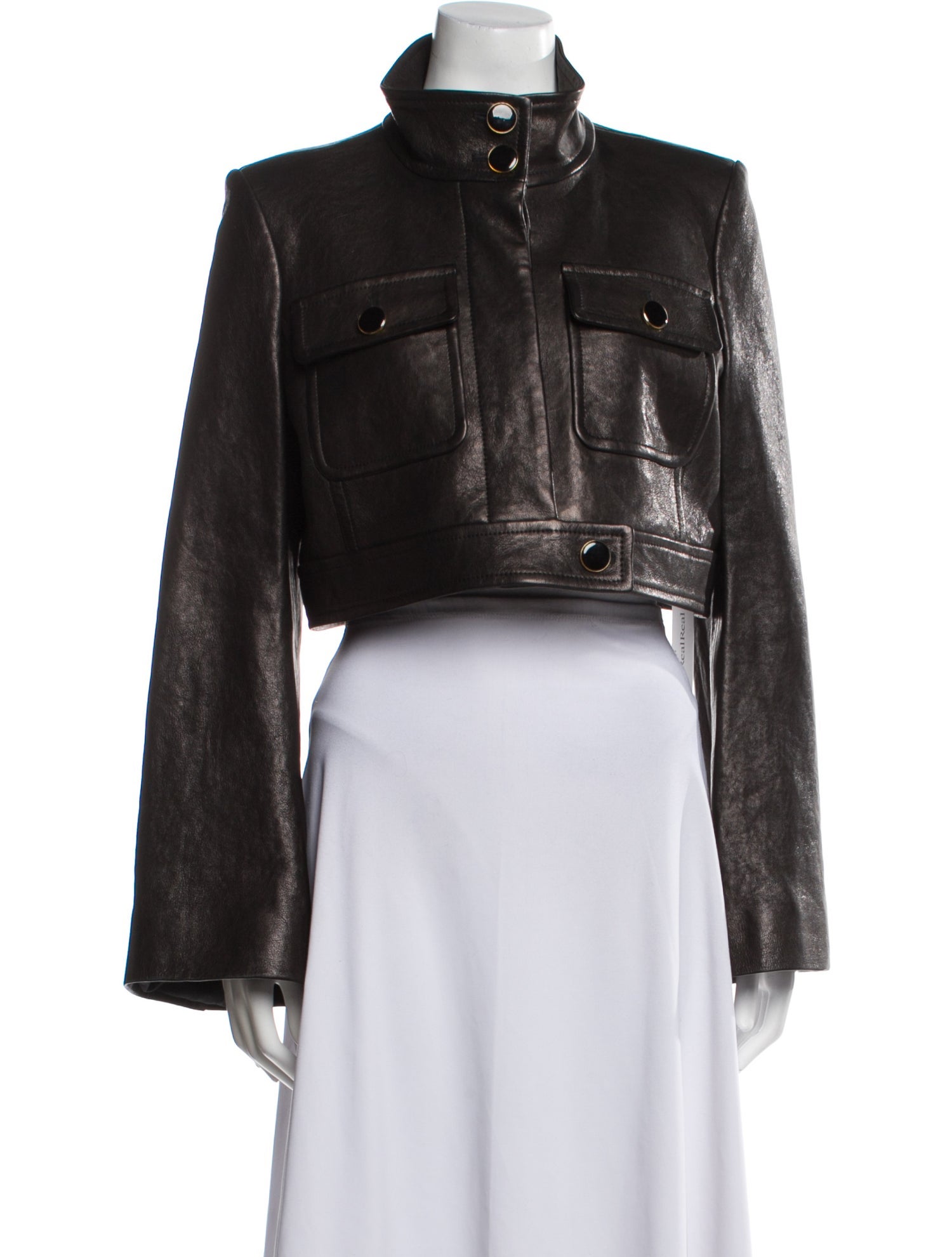 Khaite Carlisle Leather Biker Jacket