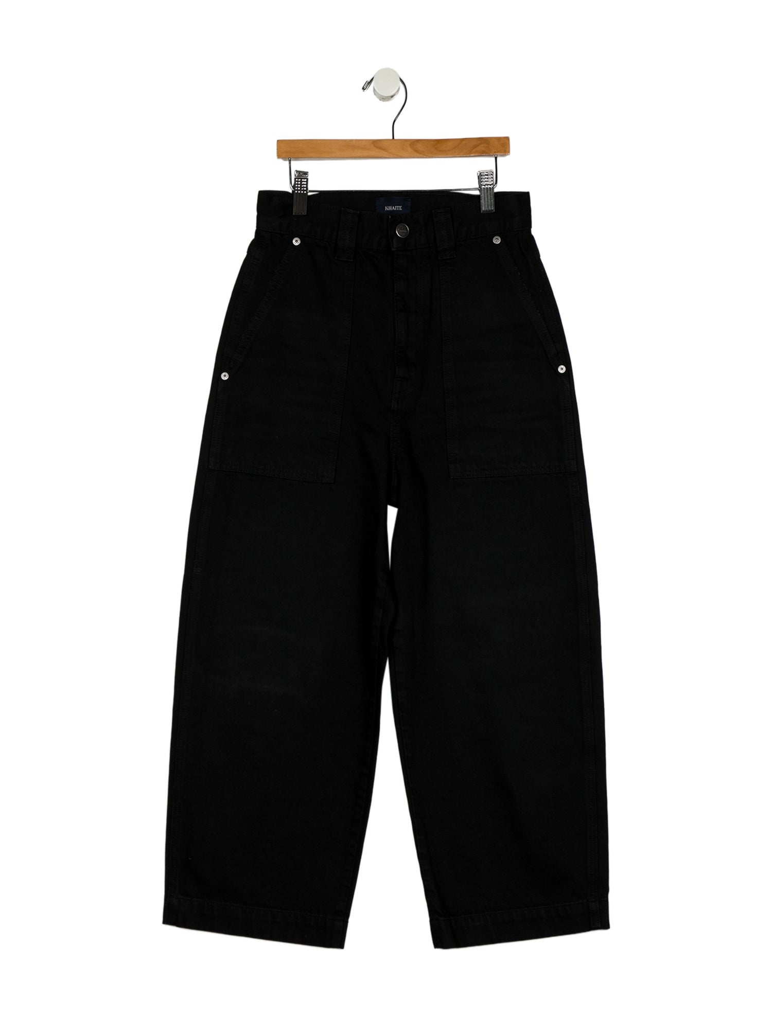 Khaite High-Rise Wide Leg Jeans