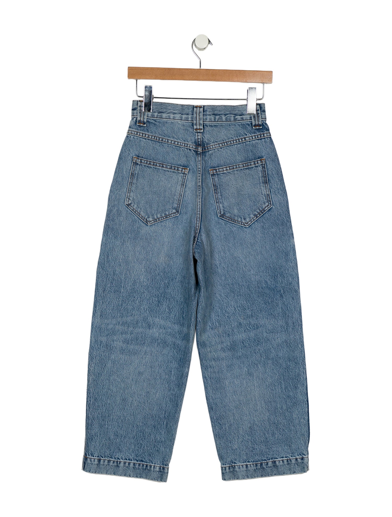 Khaite High-Rise Wide Leg Jeans