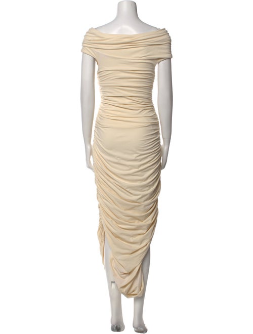 Khaite Off-The-Shoulder Long Dress