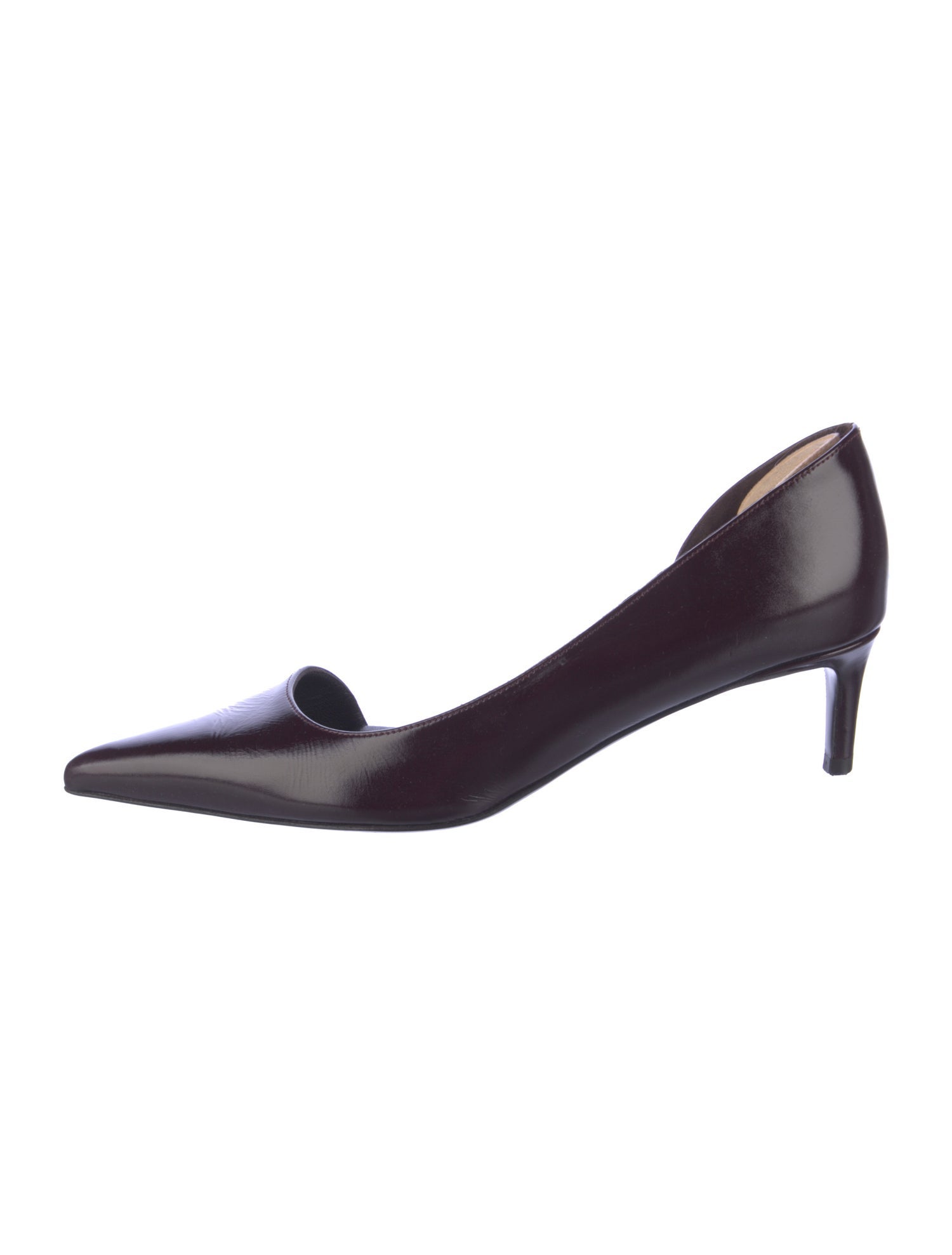 Khaite Leather D'Orsay Pumps