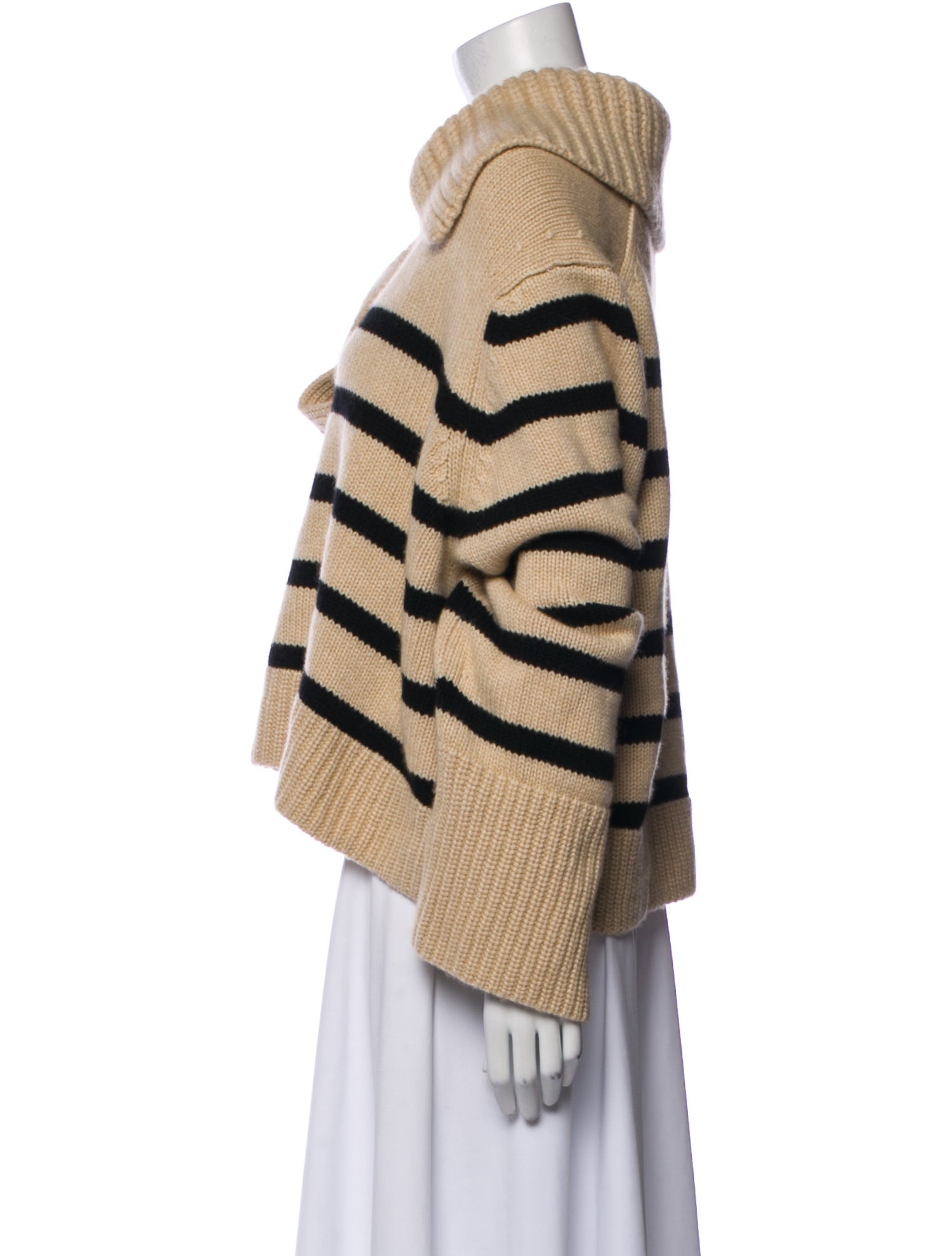 Khaite Cashmere Striped Sweater