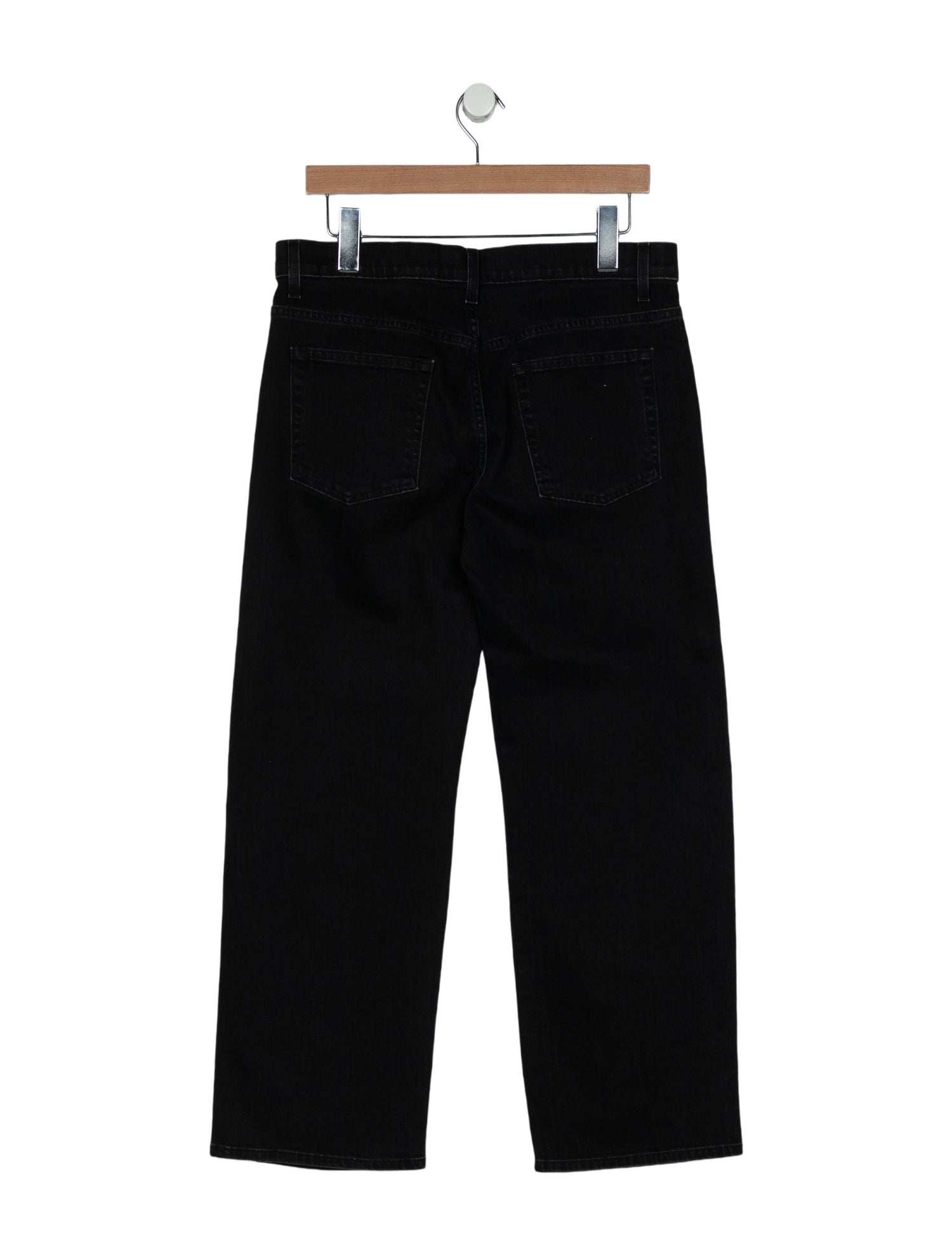 Khaite Mid-Rise Wide Leg Jeans