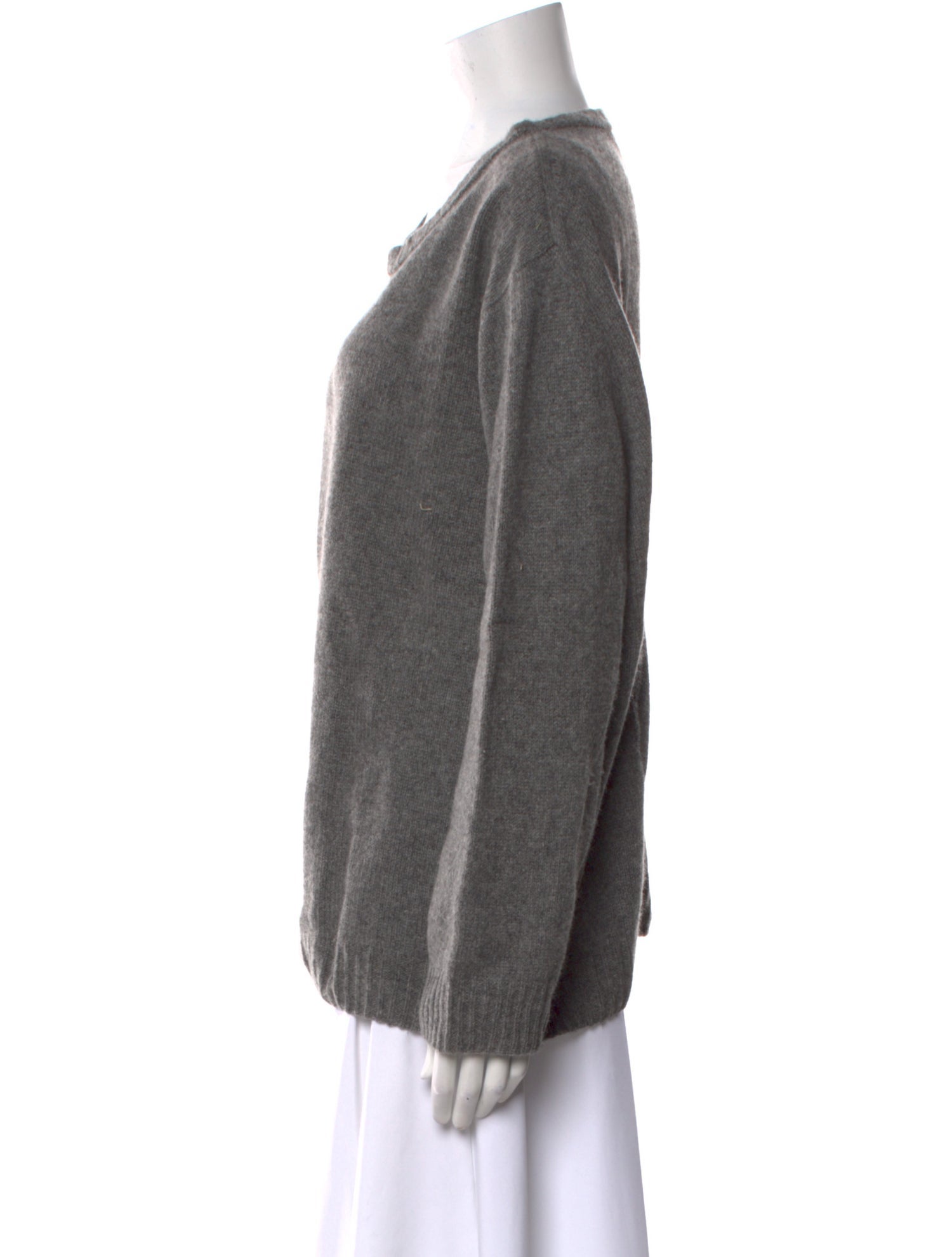 Khaite Wool Scoop Neck Sweater