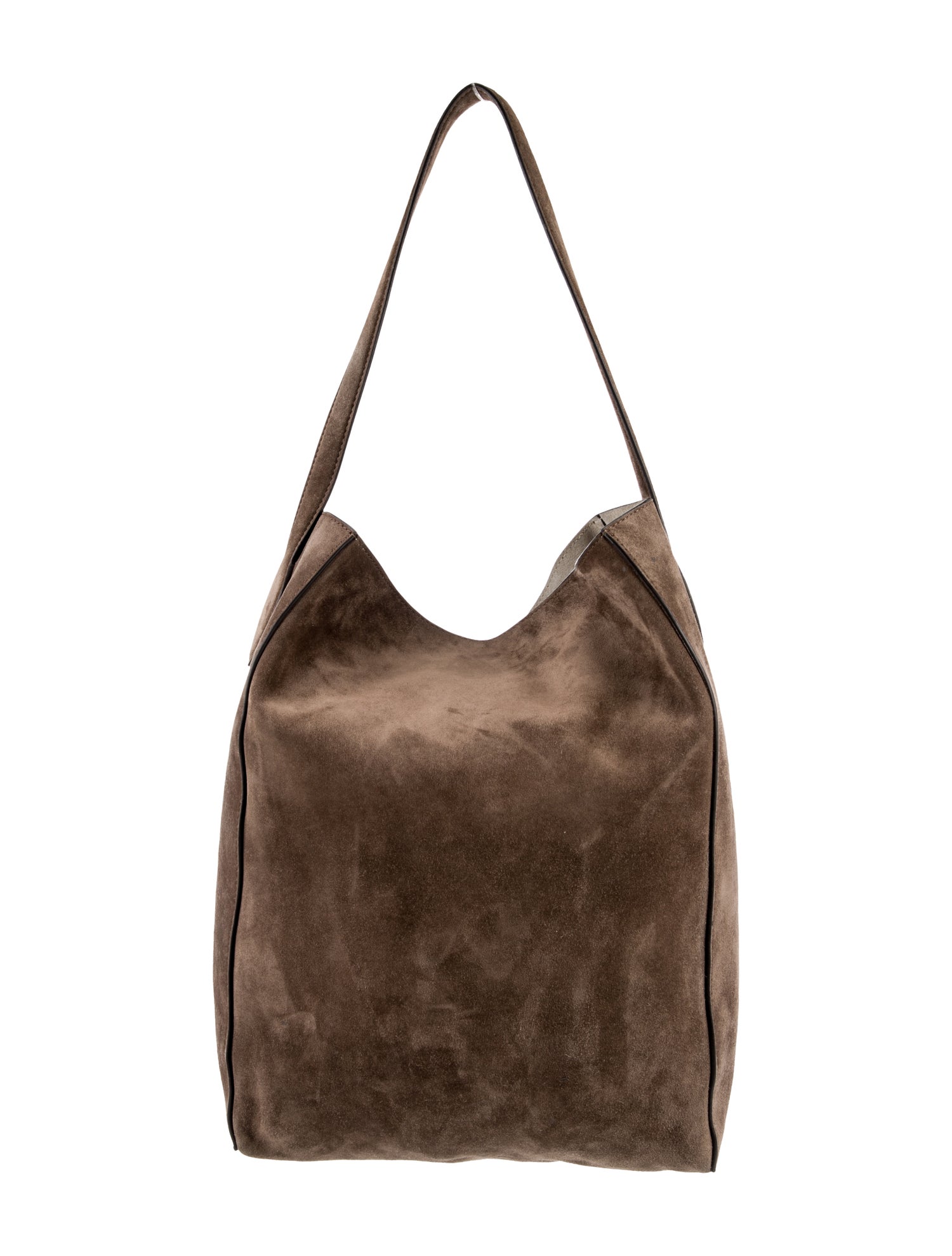 Khaite Suede Shoulder Bag