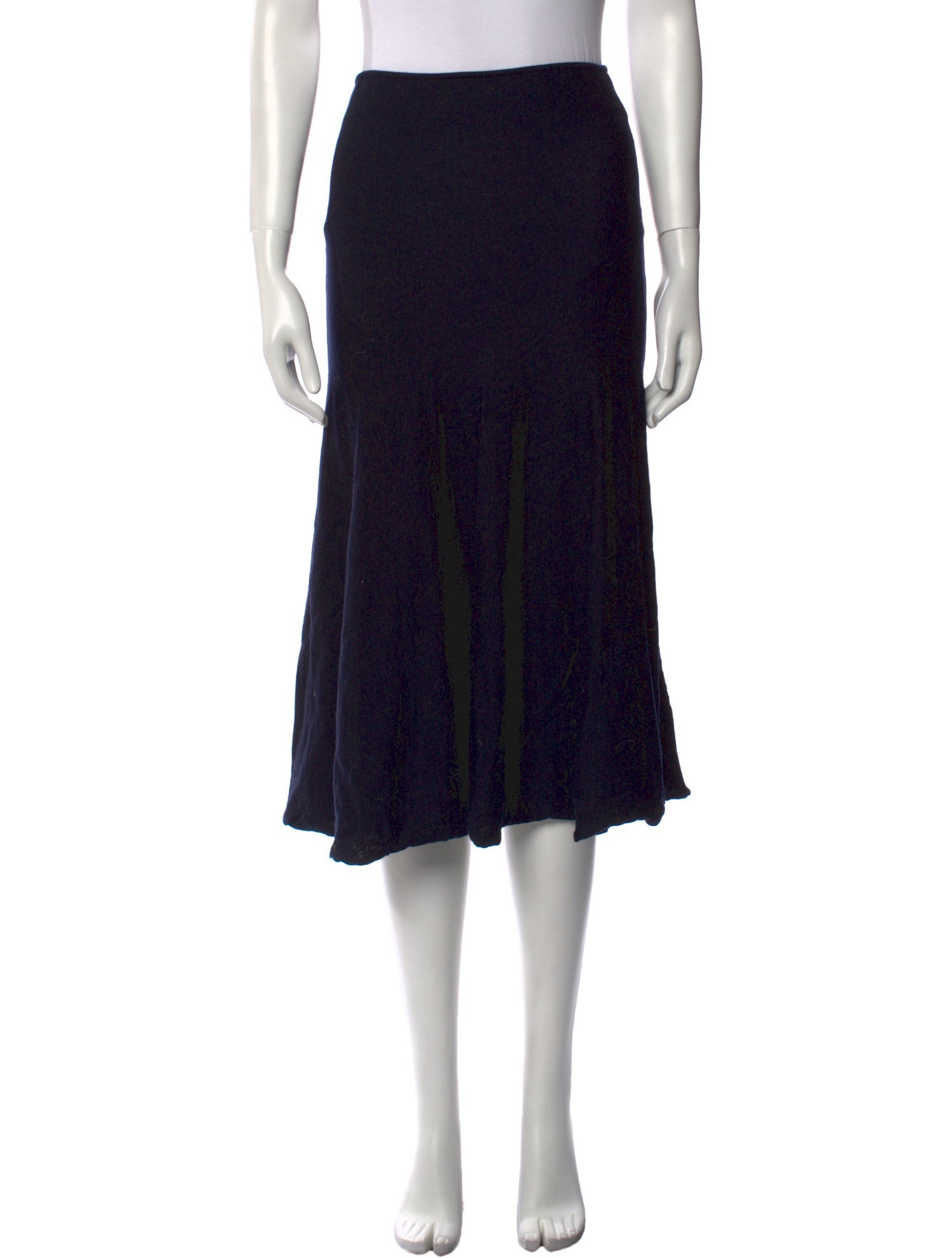 Khaite Wool Knee-Length Skirt