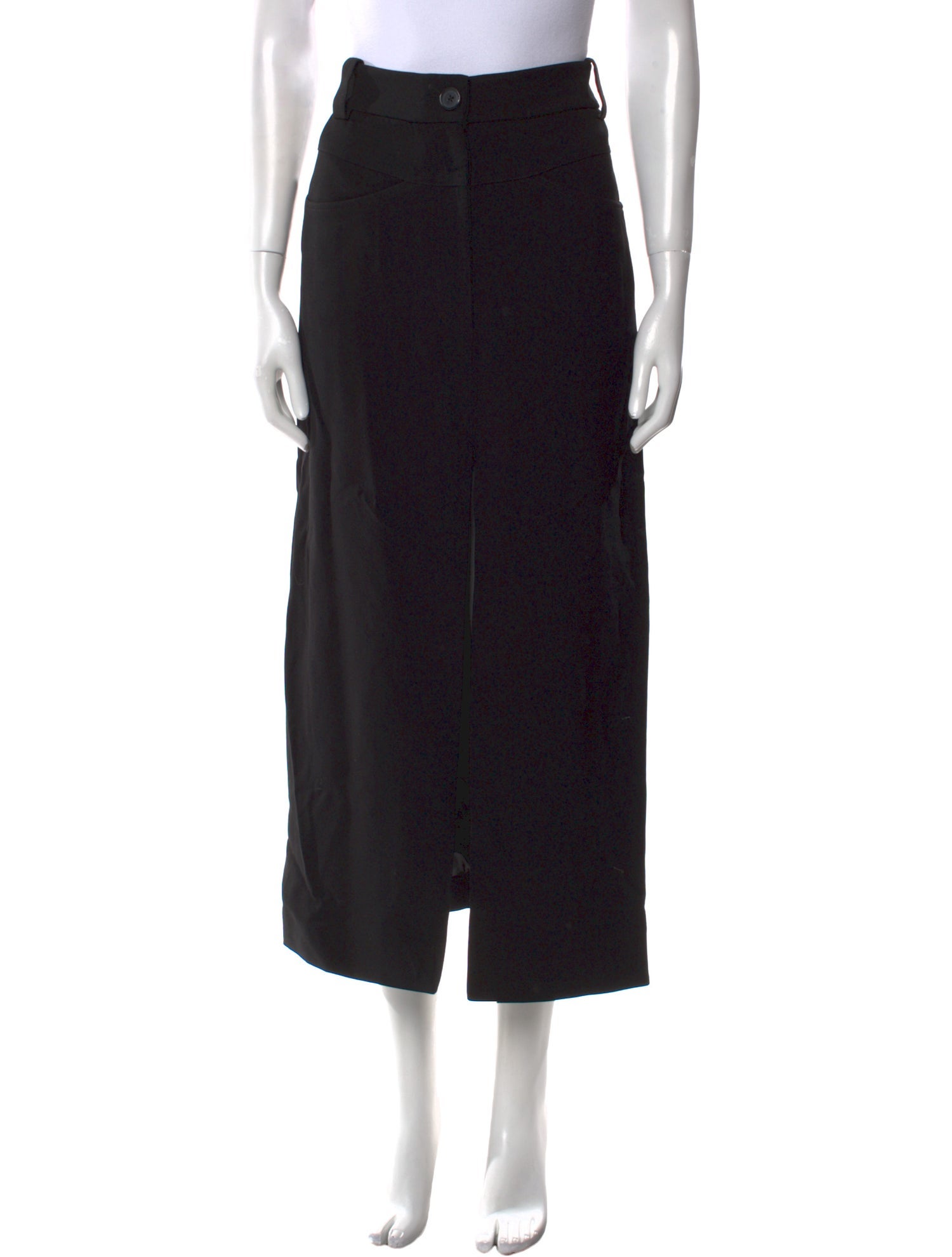 Khaite Virgin Wool Midi Length Skirt