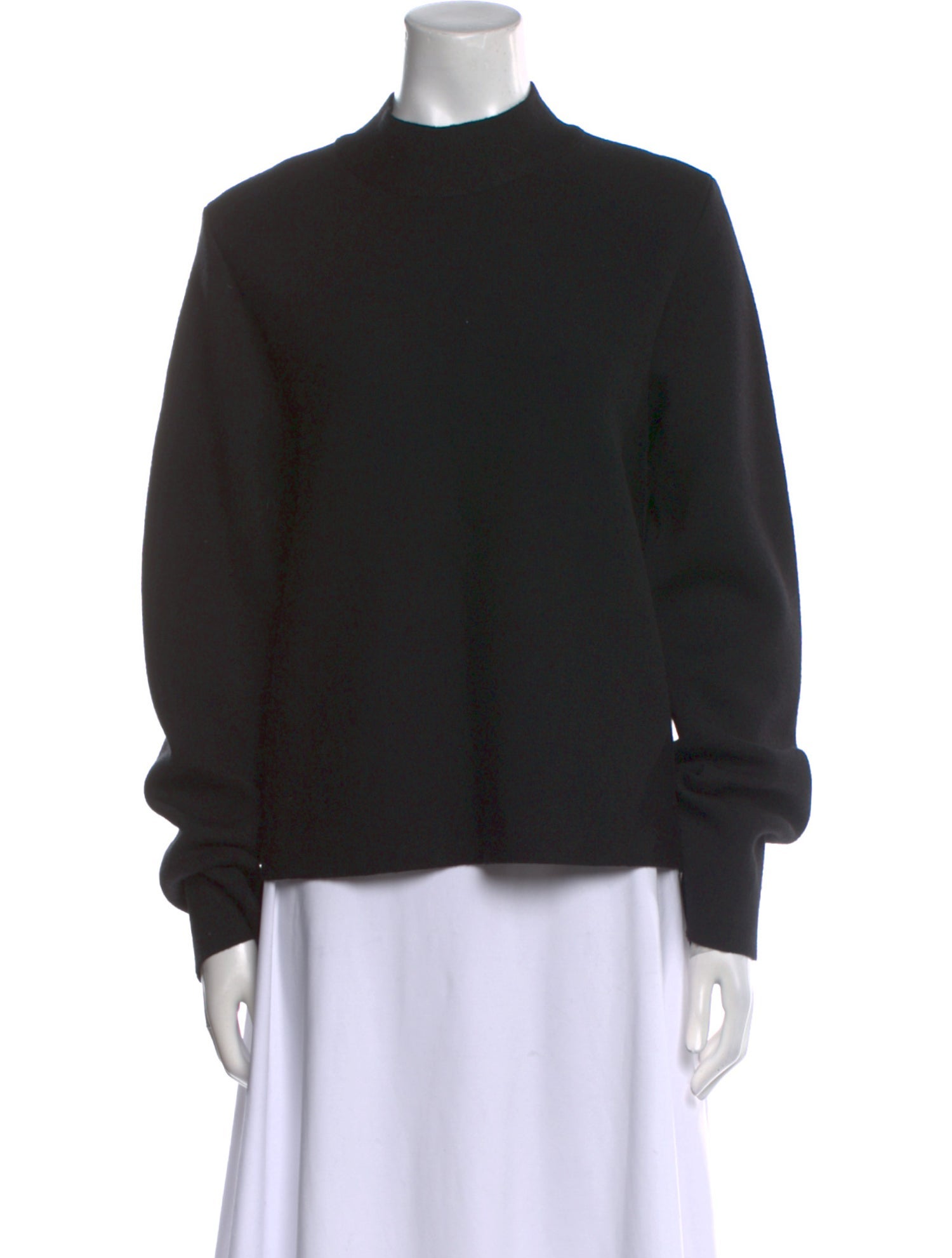 Khaite Wool Mock Neck Sweater