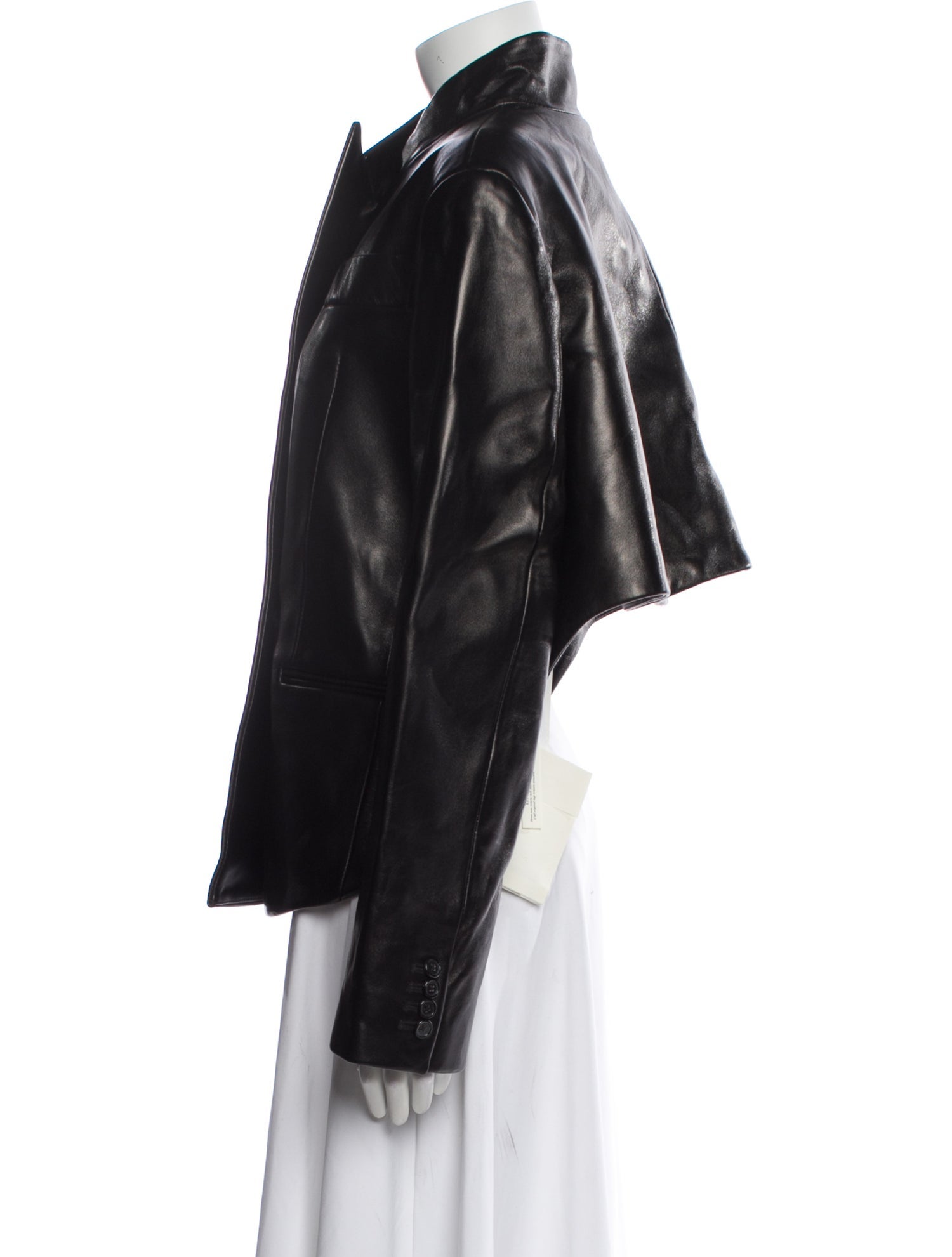 Khaite Leather Biker Jacket w/ Tags