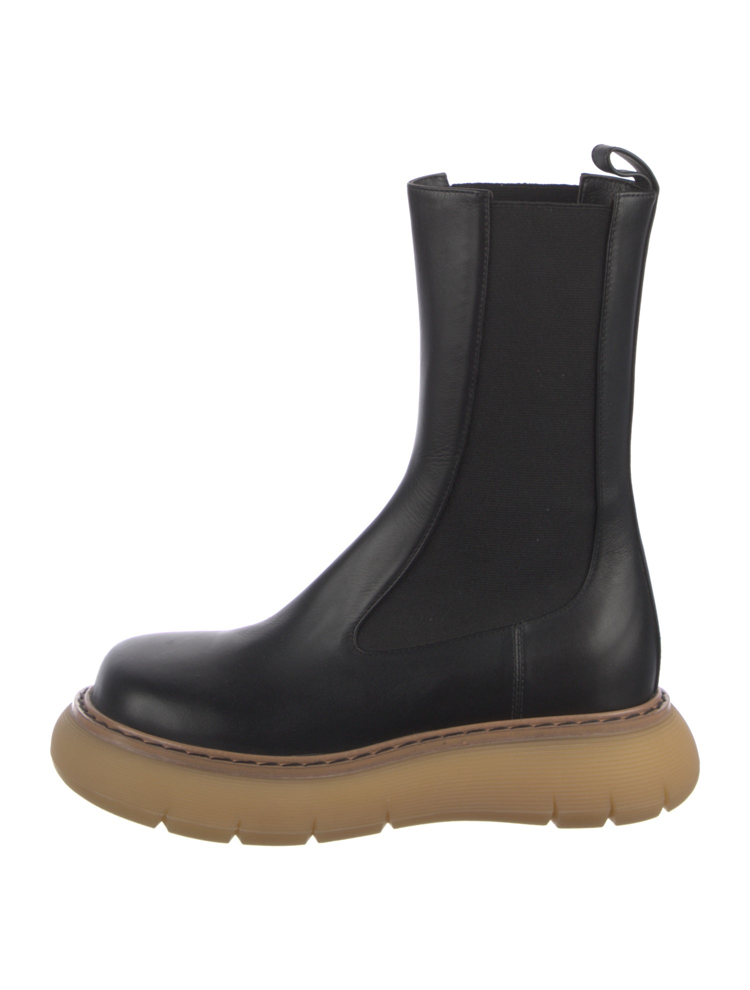 Khaite Leather Chelsea Boots