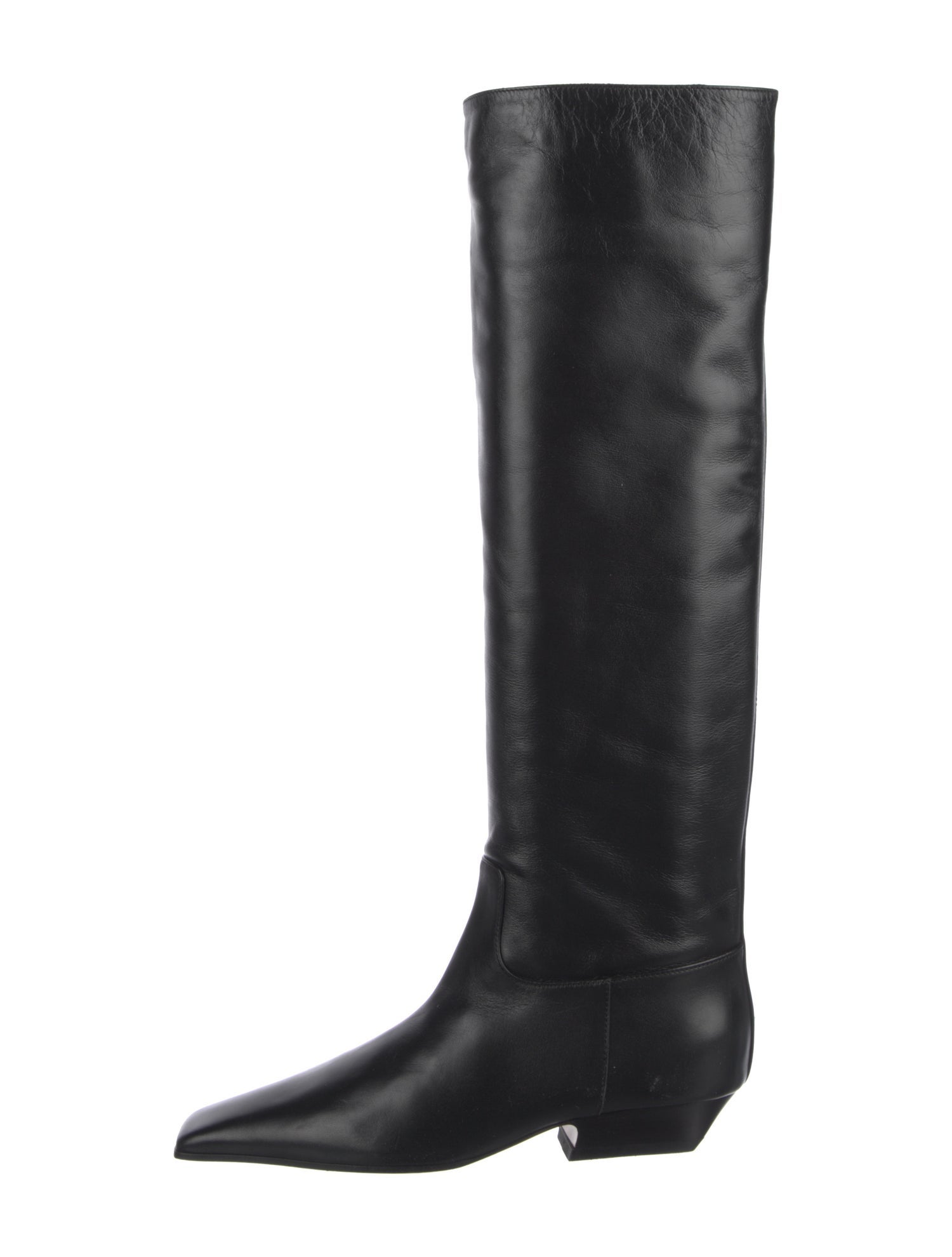 Khaite Leather Riding Boots