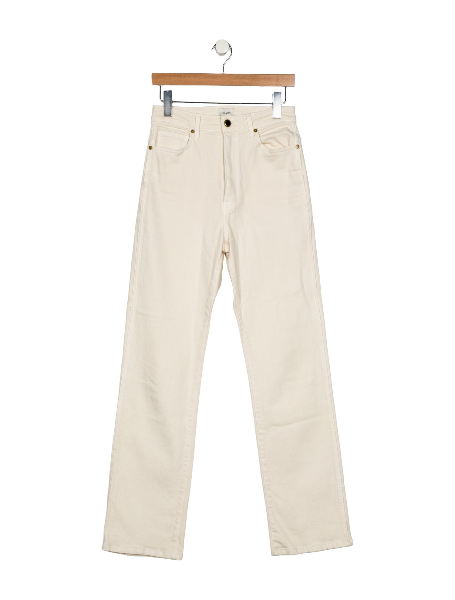 Khaite High-Rise Wide Leg Jeans