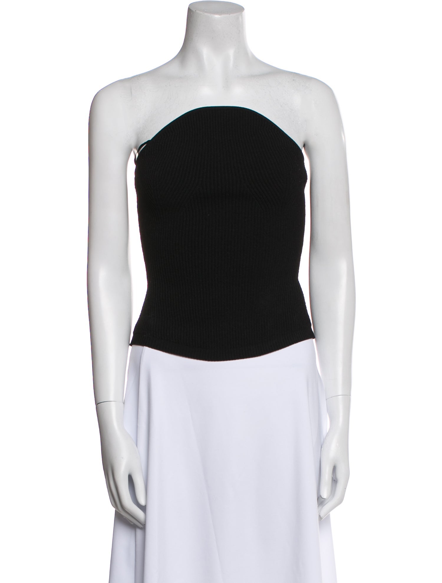 Khaite Strapless Crop Top