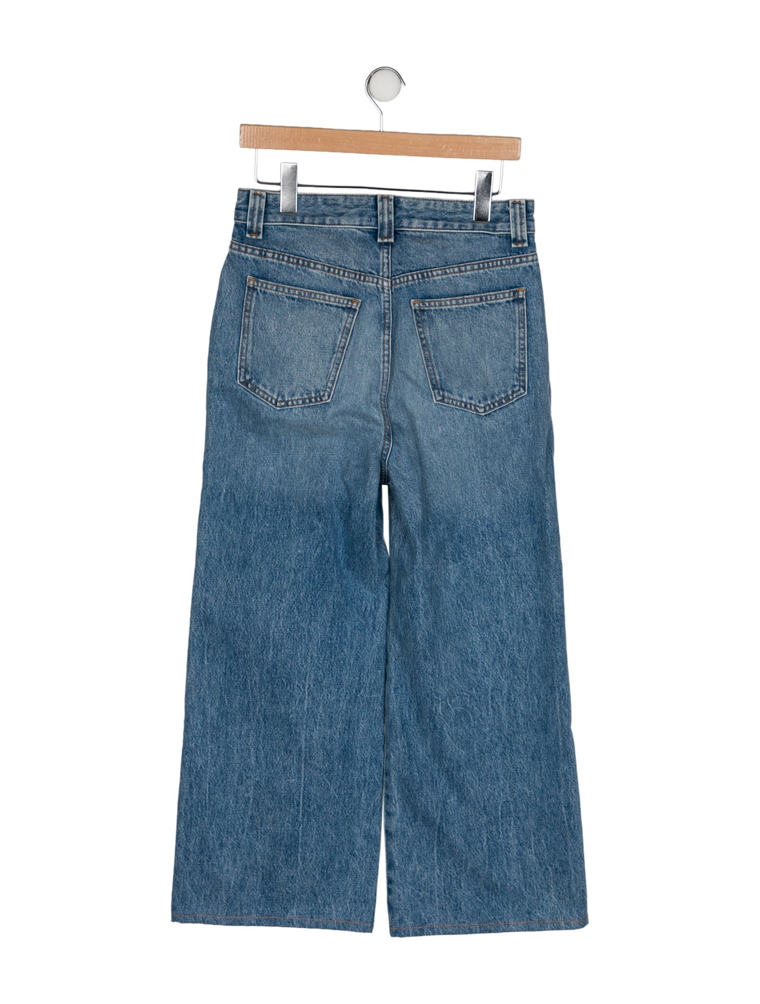 Khaite High-Rise Wide Leg Jeans