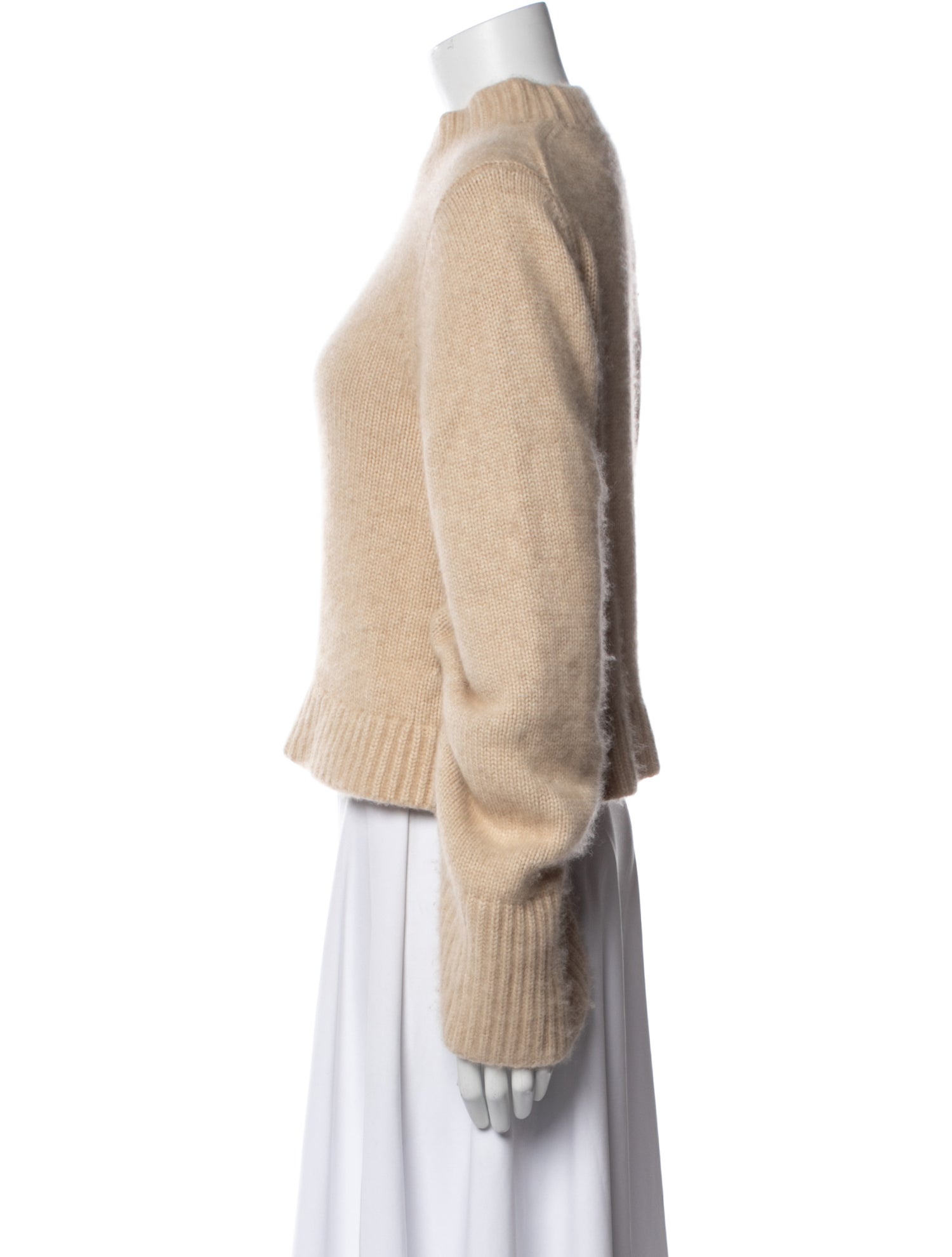 Khaite Cashmere Mock Neck Sweater