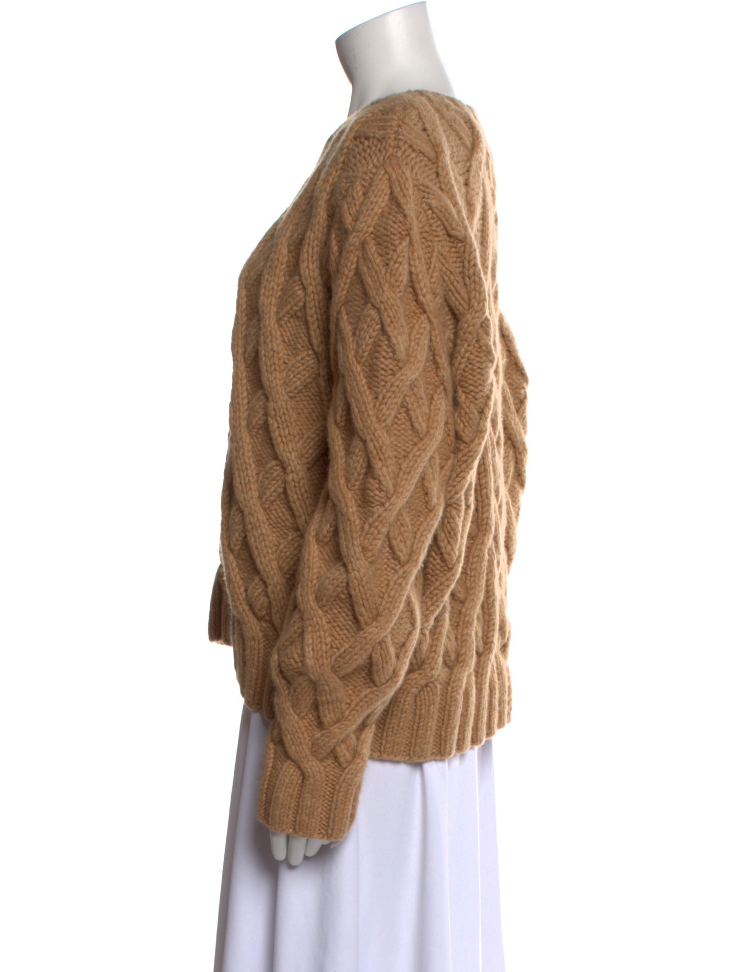 Khaite Cashmere Scoop Neck Sweater