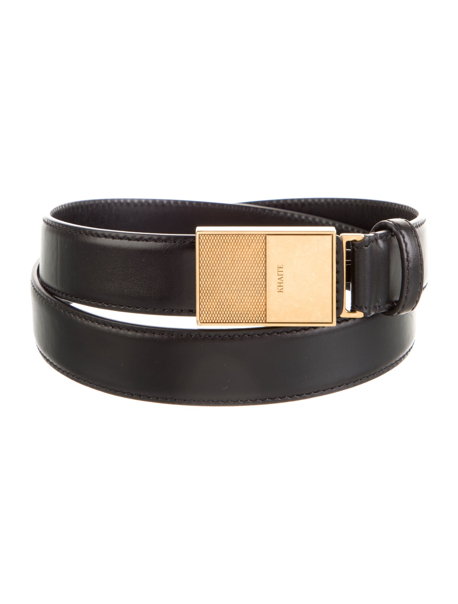 Khaite Skinny Leather Belt