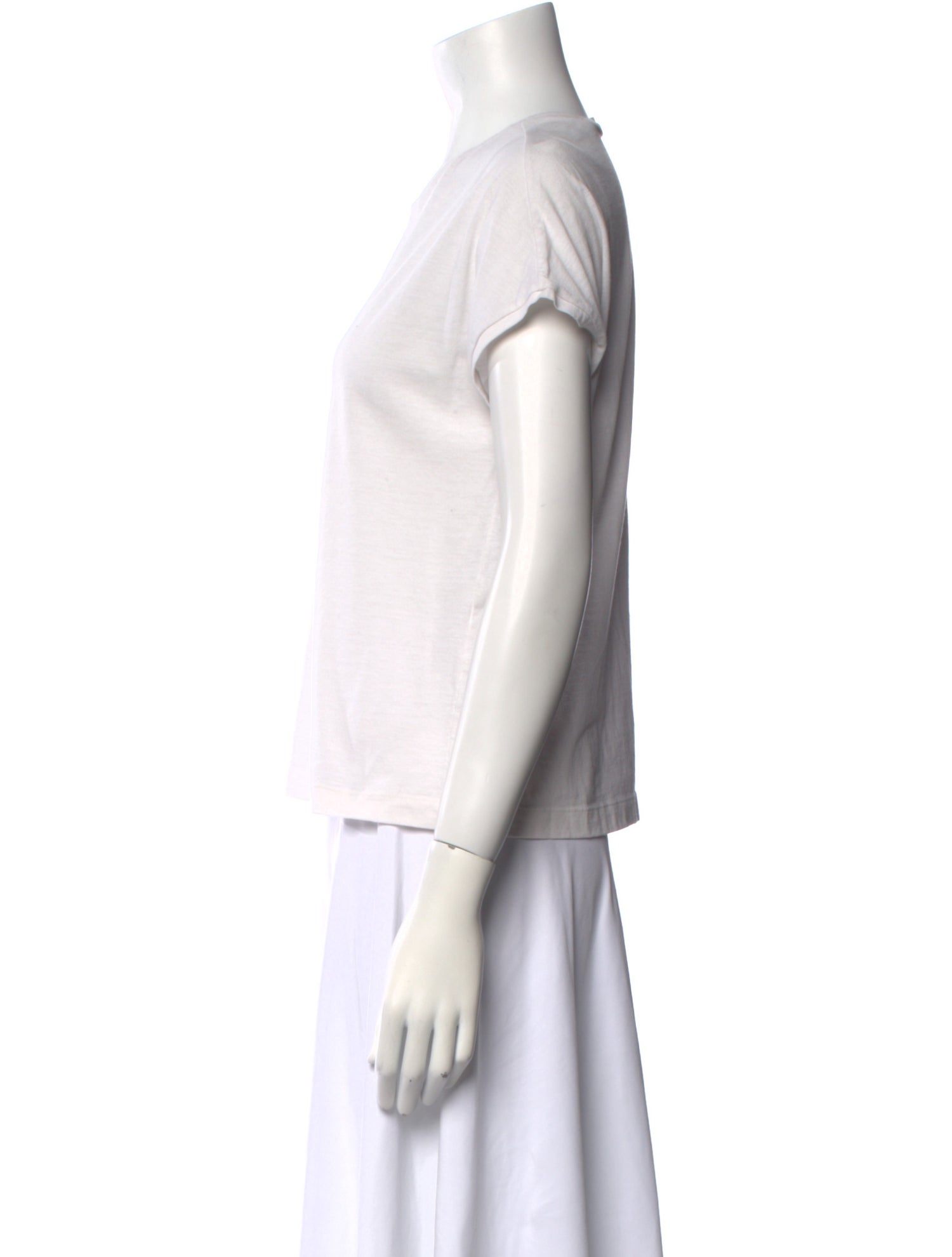 Khaite V-Neck Short Sleeve T-Shirt