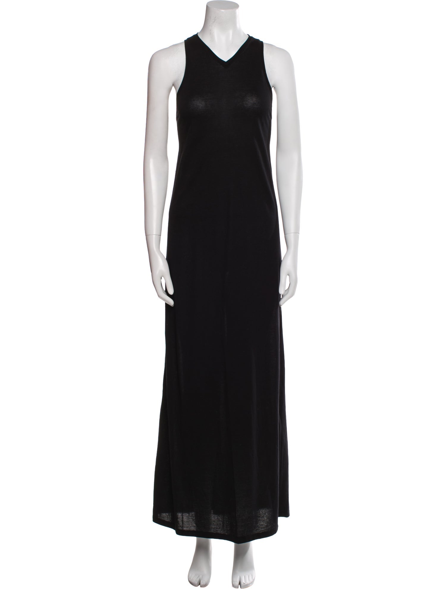 Khaite V-Neck Long Dress