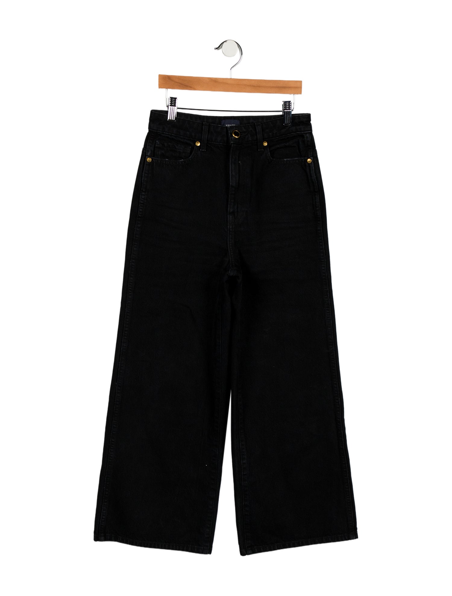 Khaite High-Rise Wide Leg Jeans
