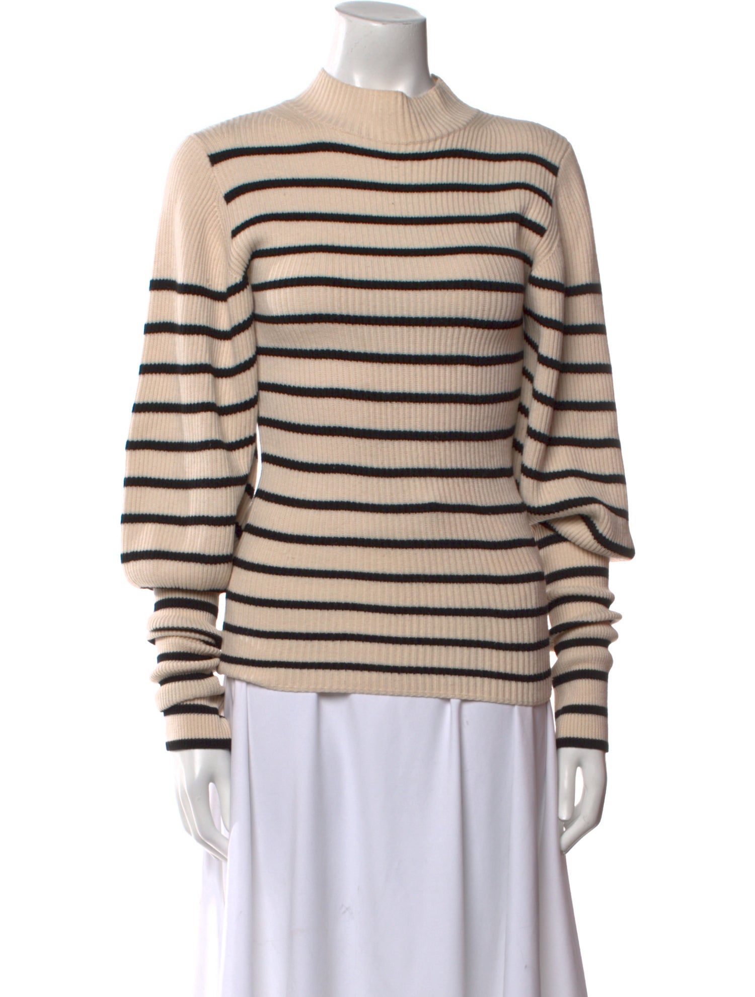 Khaite Wool Striped Sweater