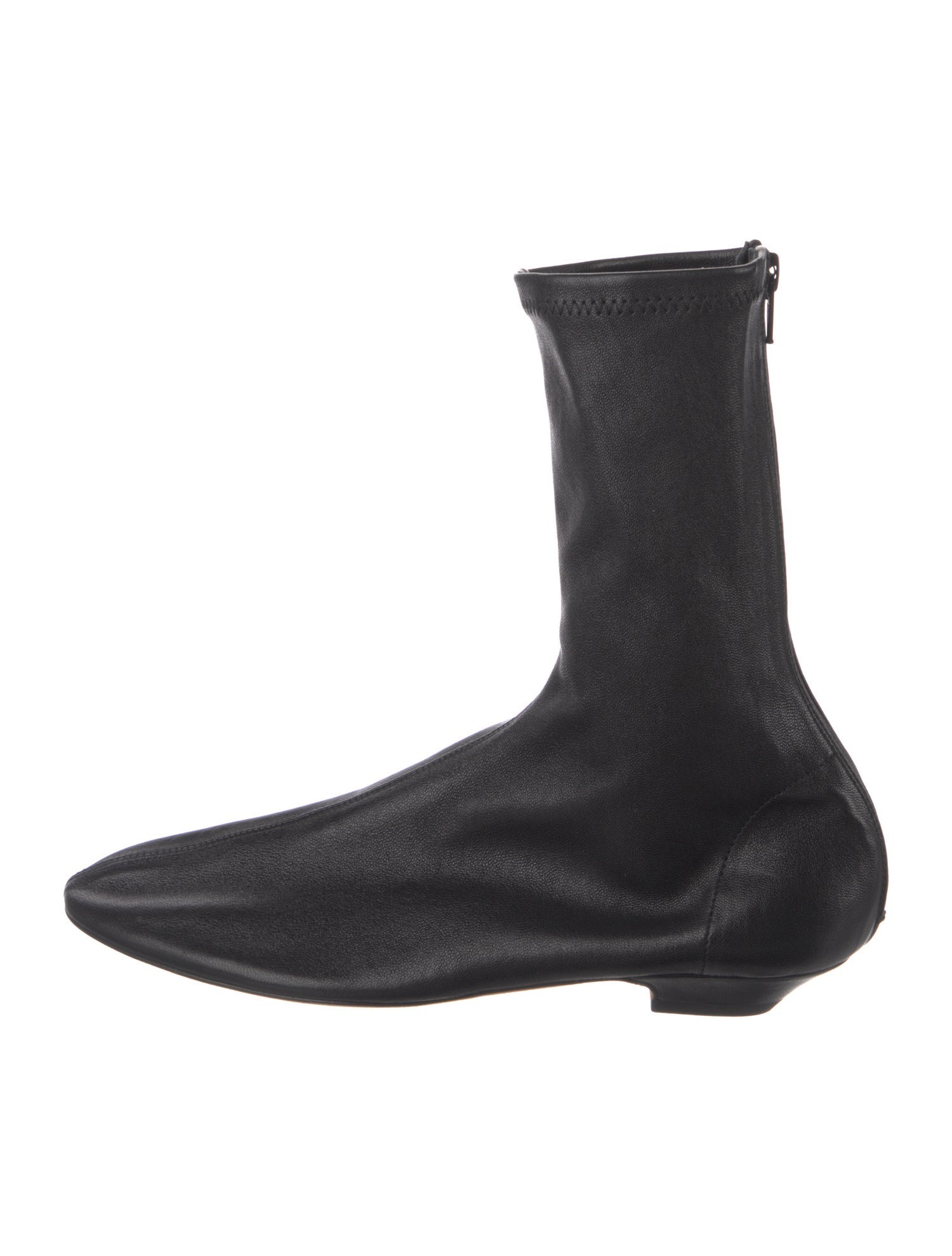 Khaite Leather Sock Boots
