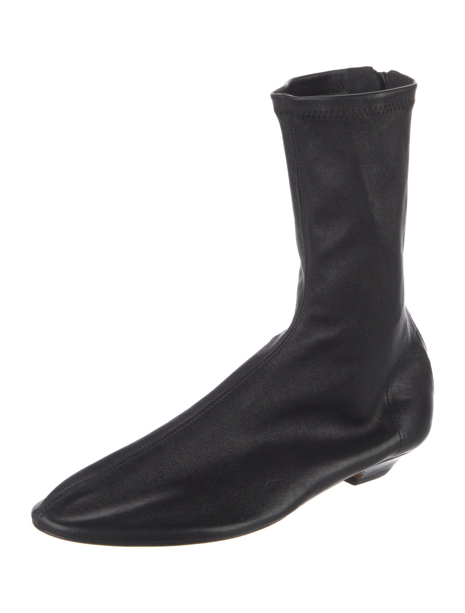 Khaite Leather Sock Boots