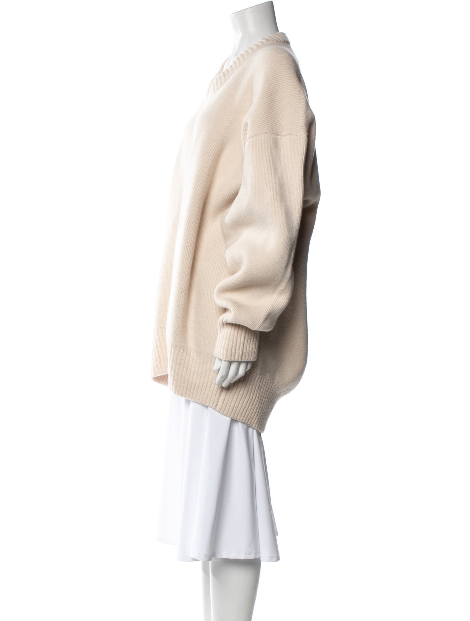 Khaite Cashmere Crew Neck Sweater