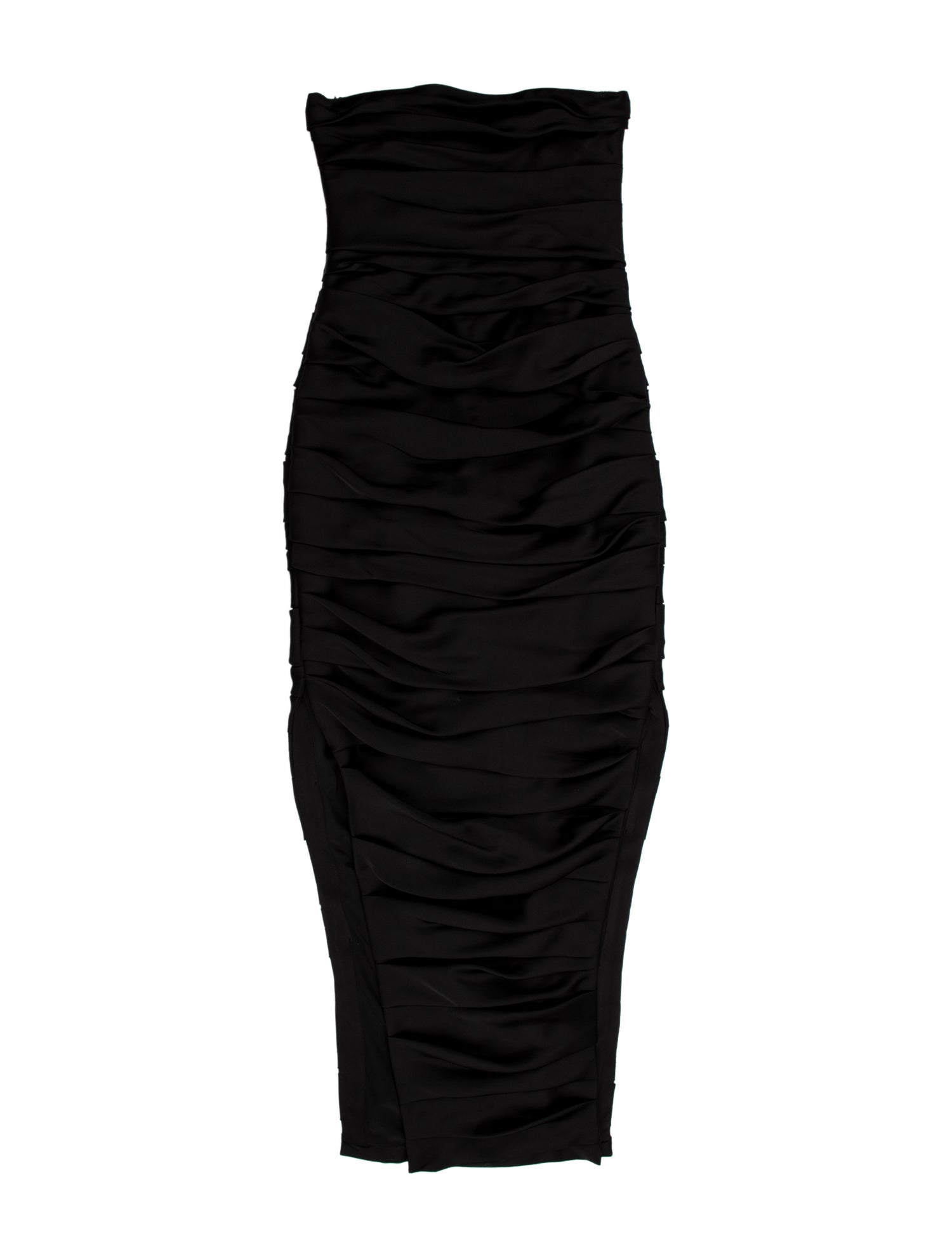 Khaite Strapless Midi Length Dress