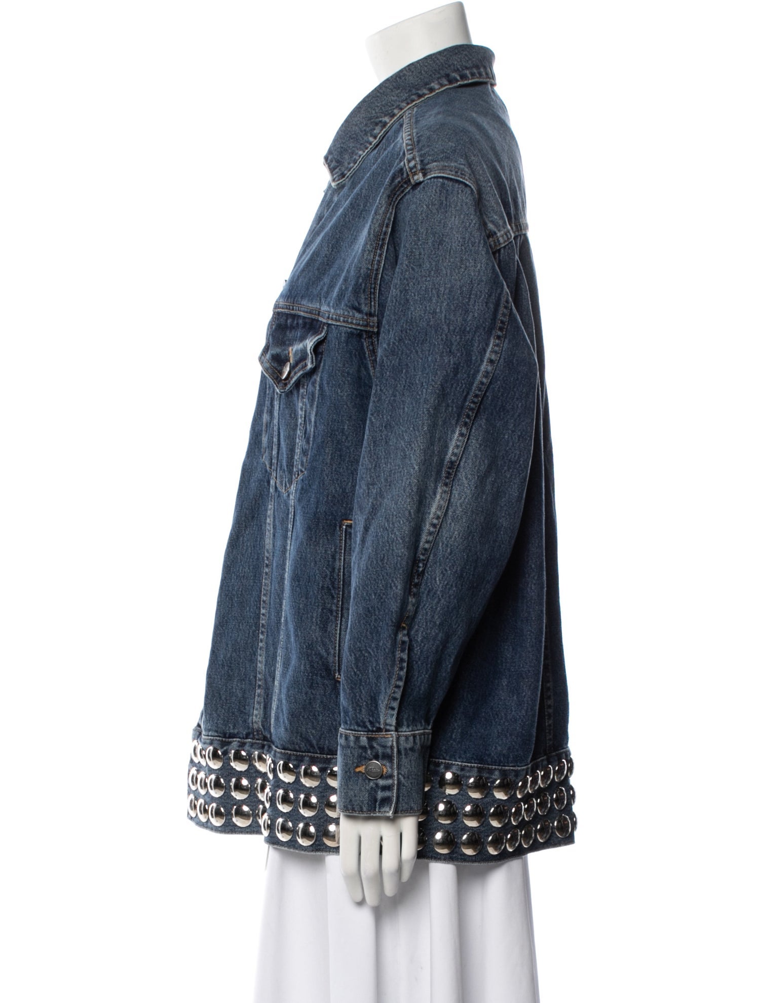 Khaite Printed Denim Jacket