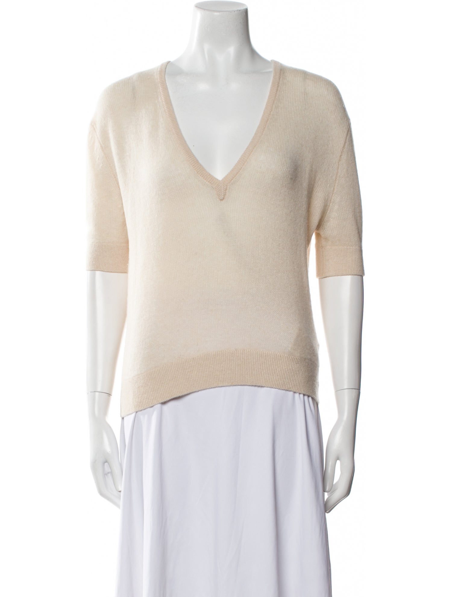 Khaite Cashmere V-Neck Sweater