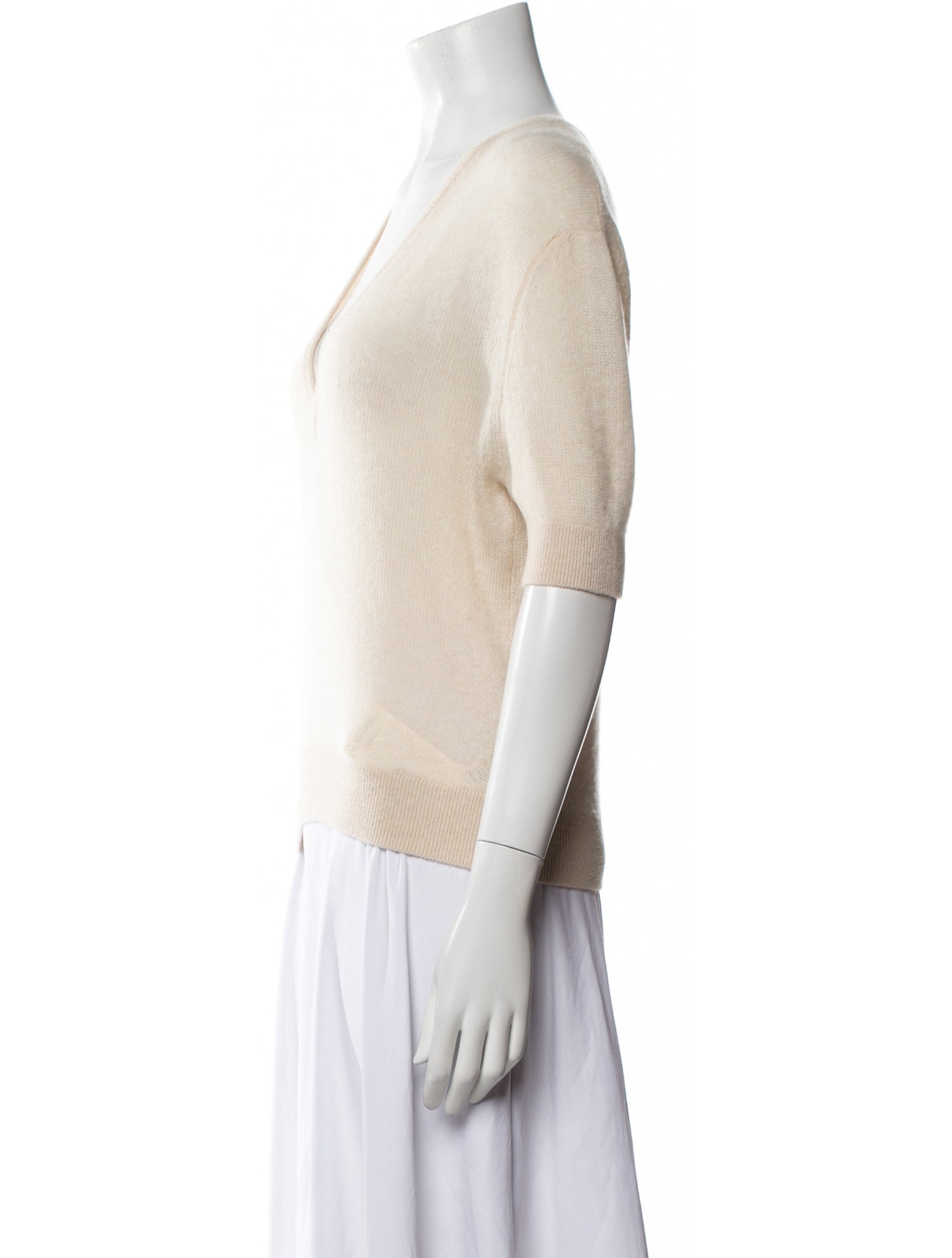 Khaite Cashmere V-Neck Sweater