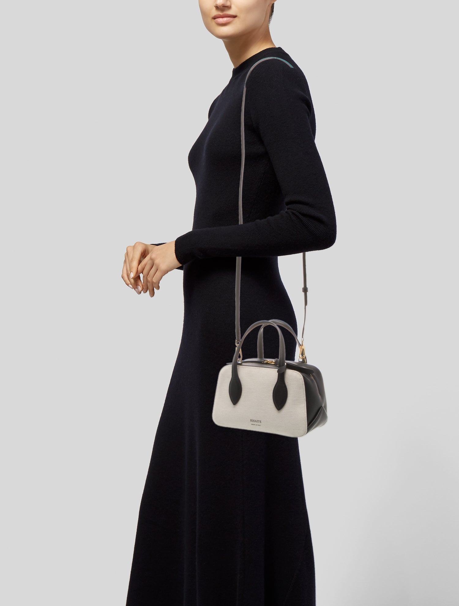 Khaite Canvas Top Handle Bag