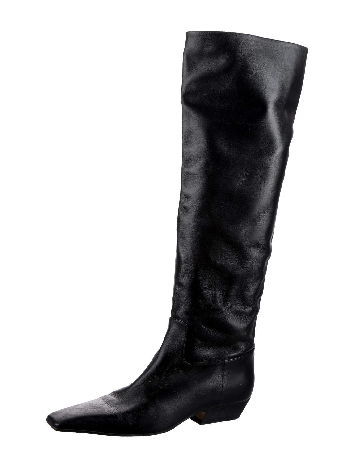 Khaite Leather Riding Boots