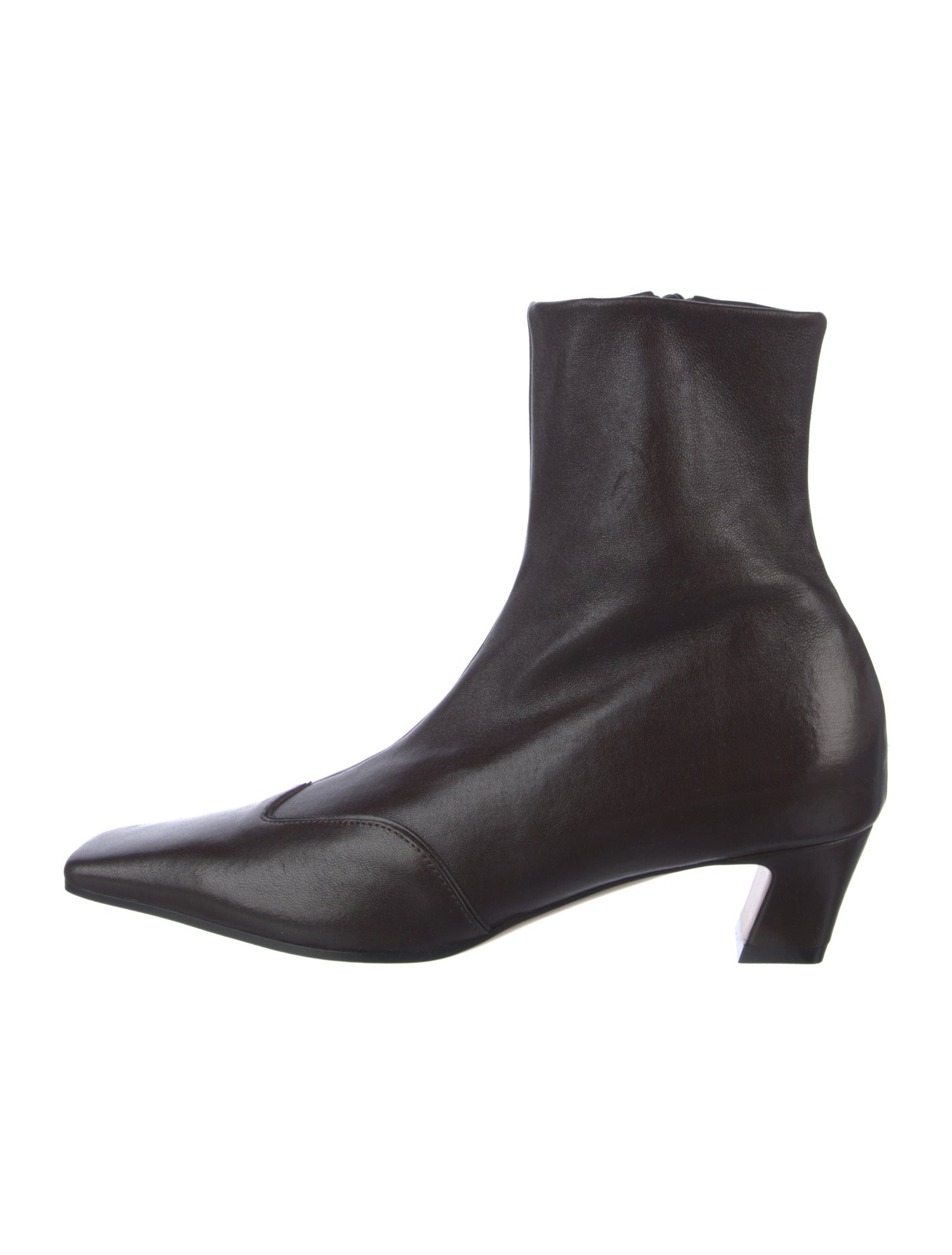 Khaite Leather Sock Boots
