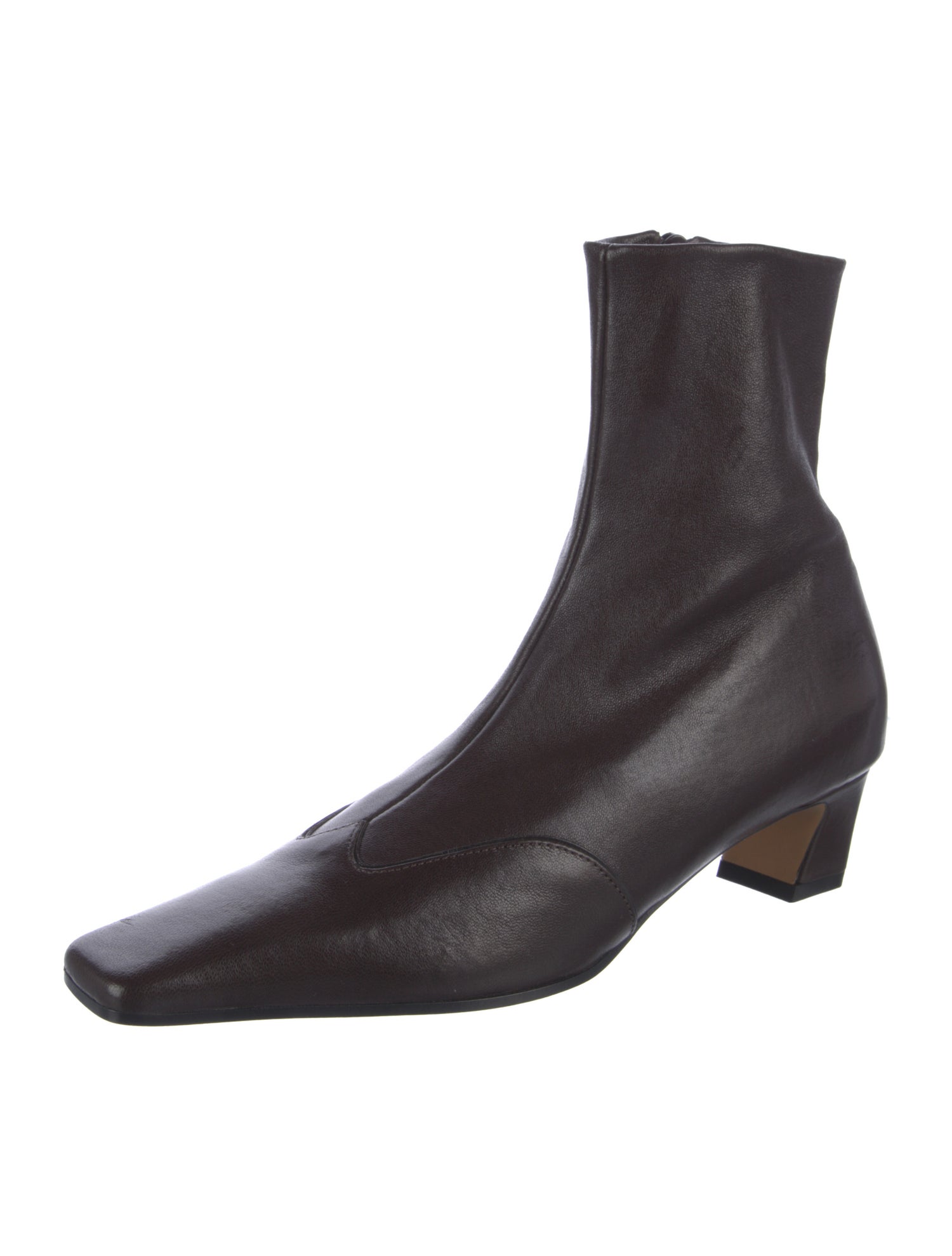 Khaite Leather Sock Boots