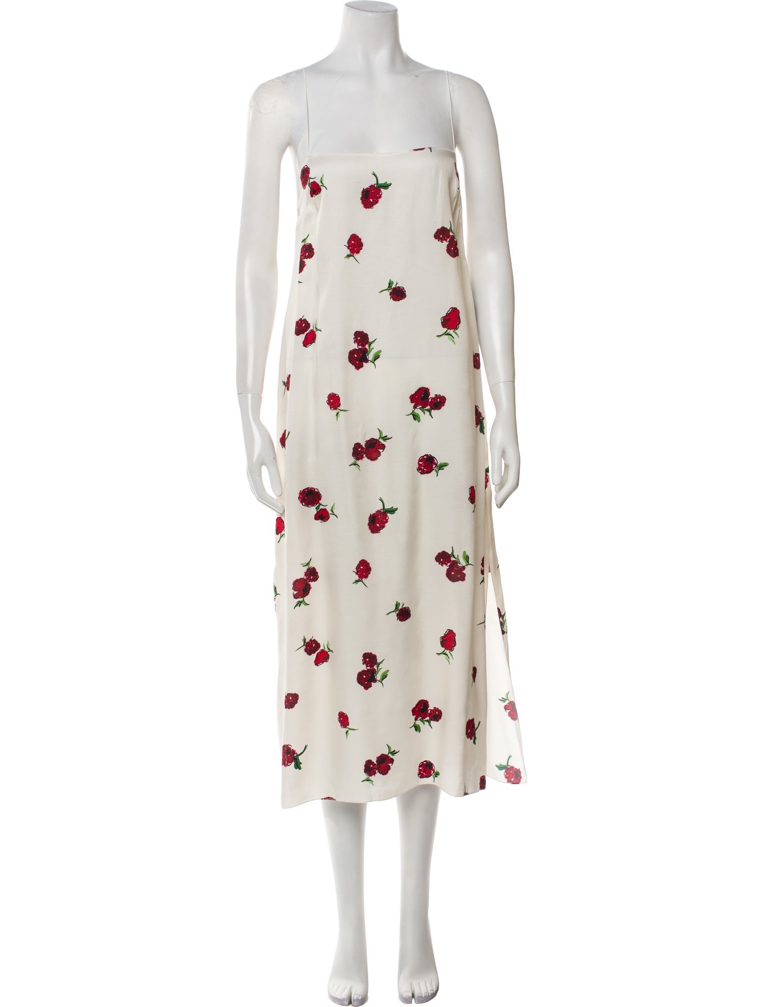 Khaite Printed Long Dress