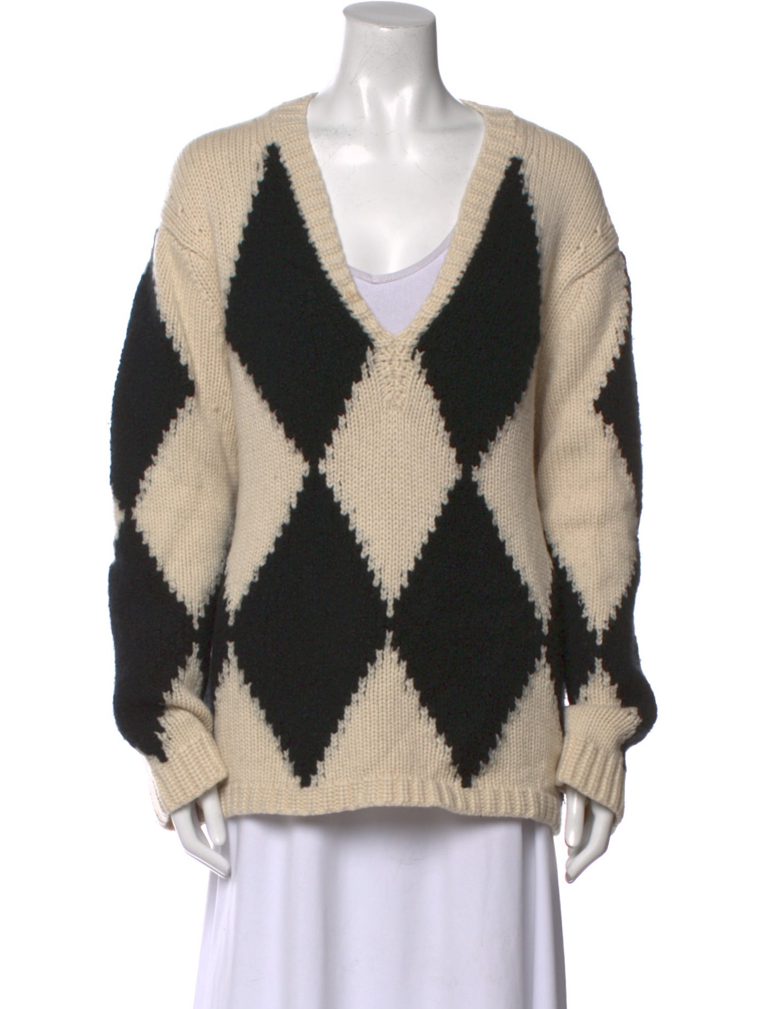 Khaite Cashmere Printed Sweater