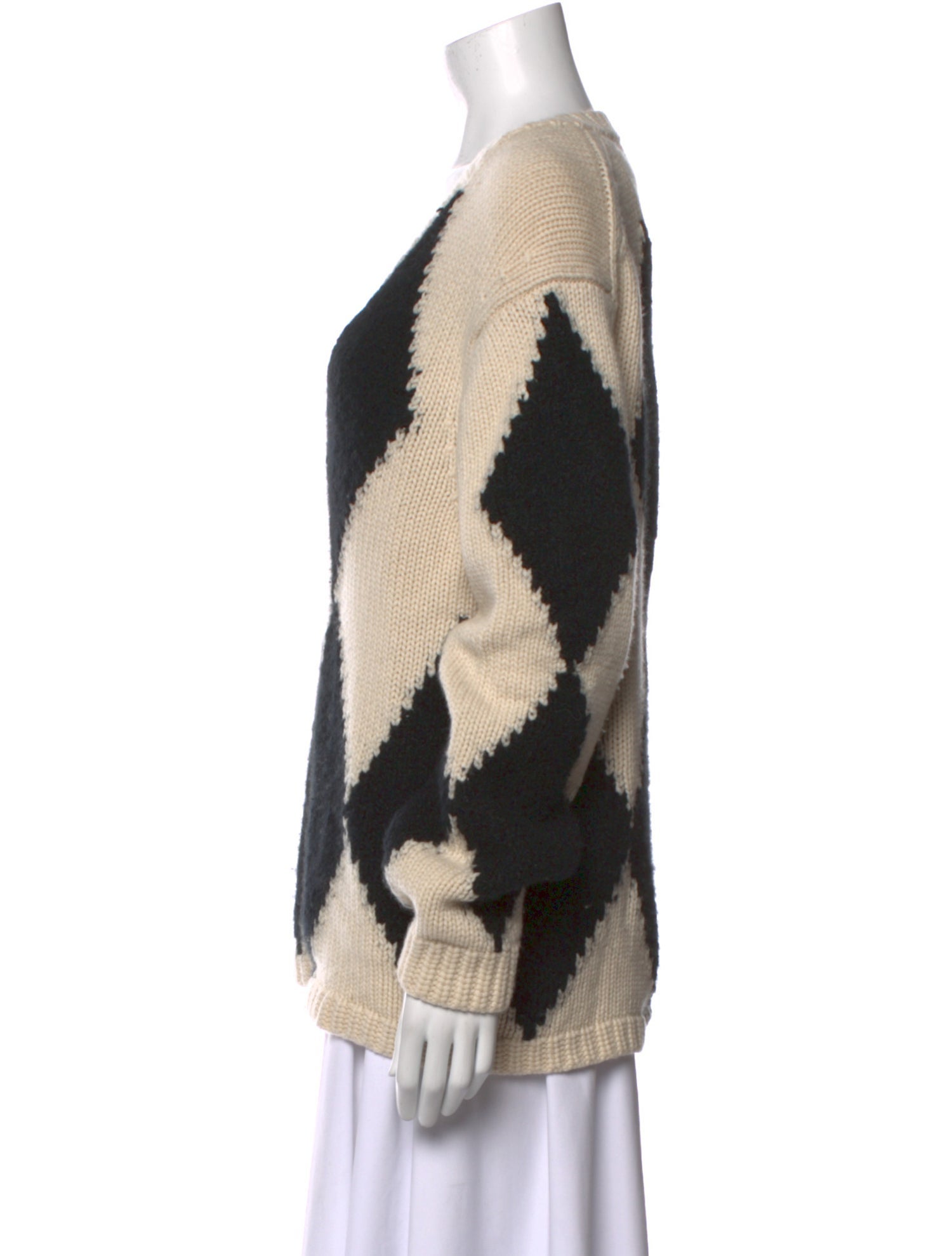 Khaite Cashmere Printed Sweater