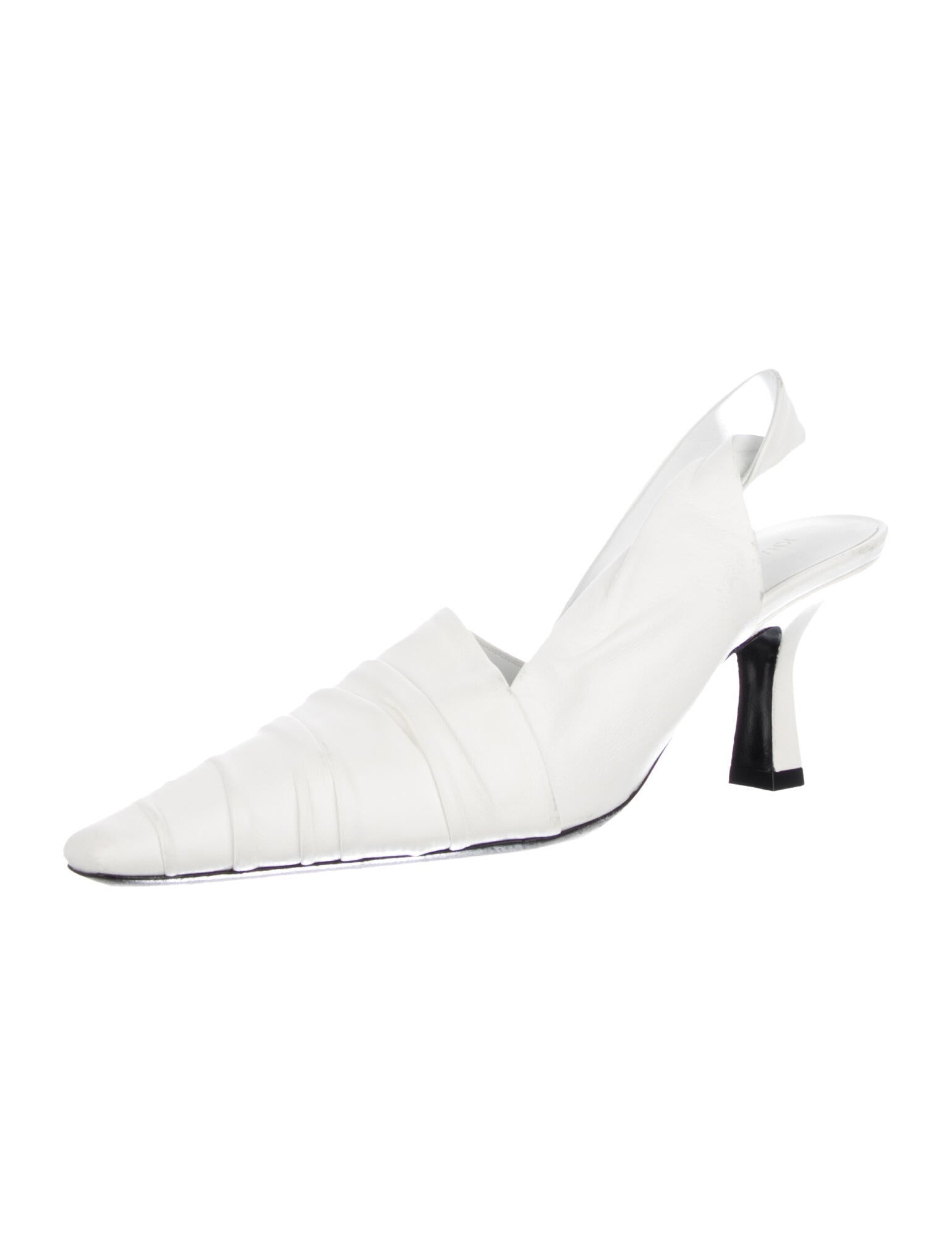 Khaite Leather Slingback Pumps