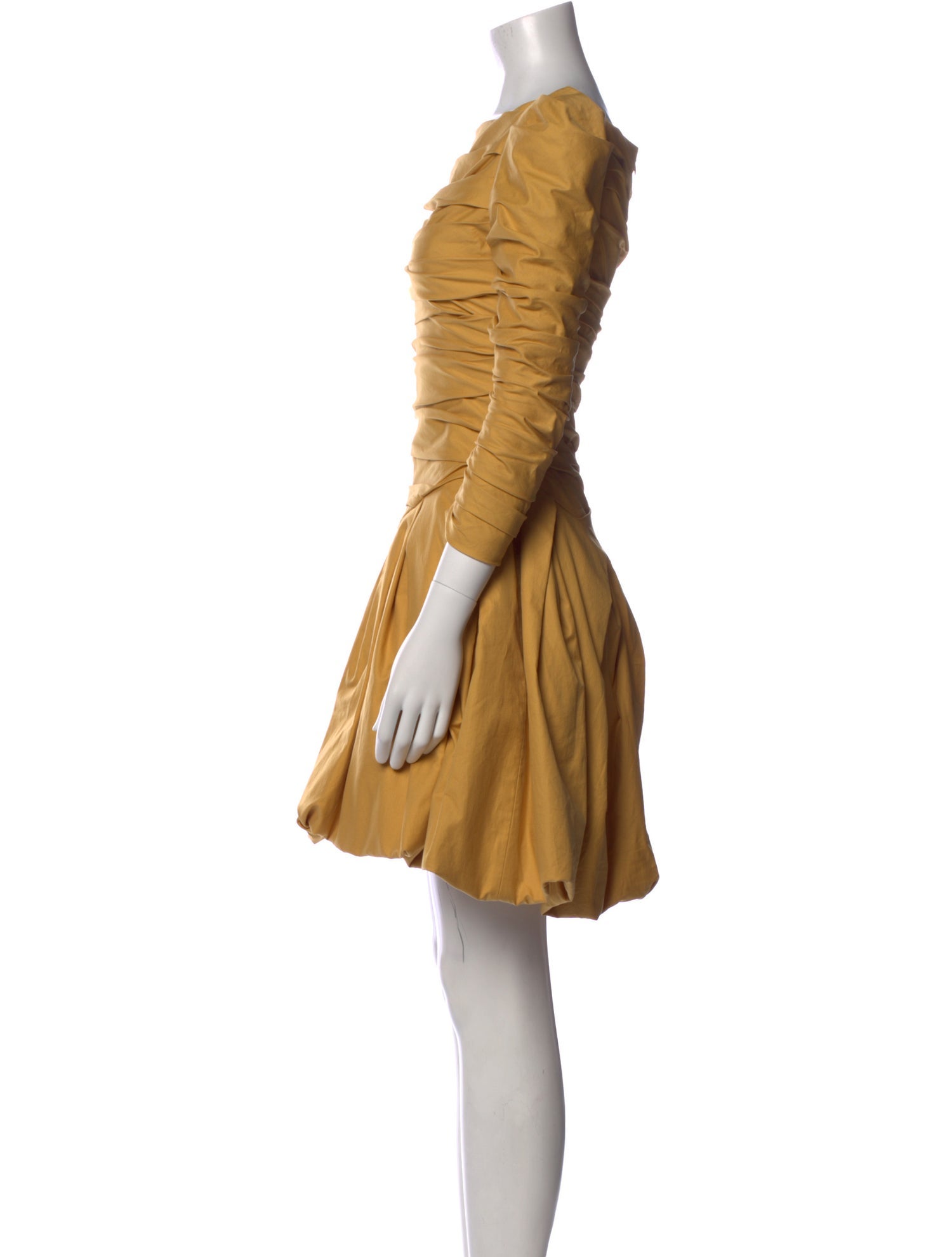 Khaite Bateau Neckline Mini Dress