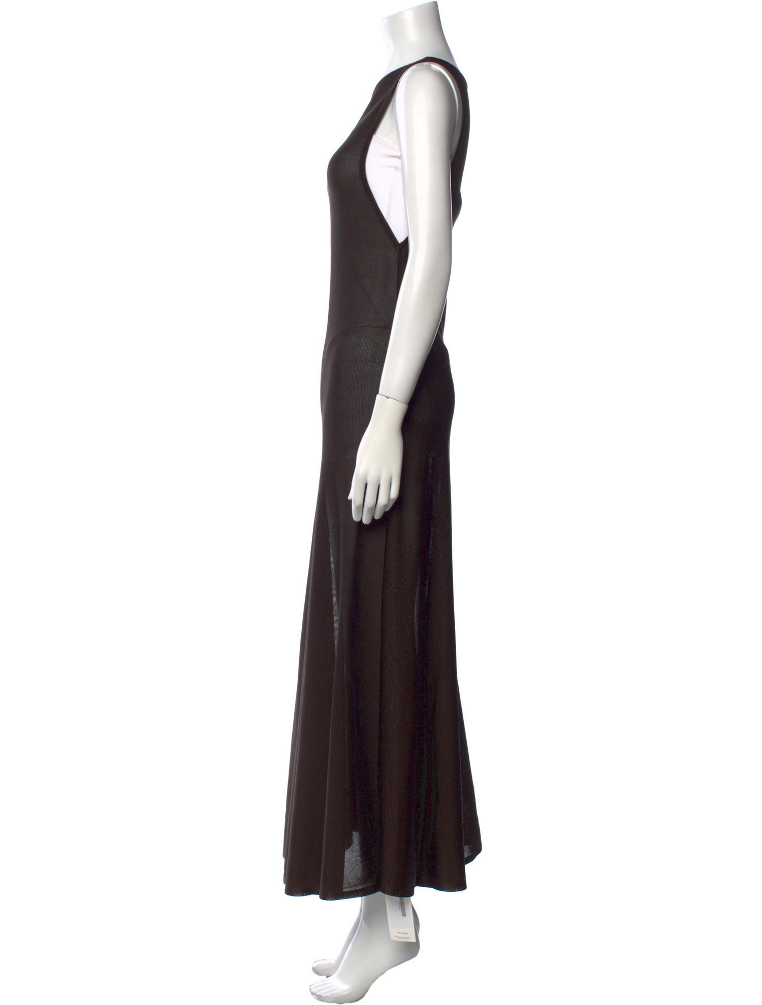 Khaite Scoop Neck Long Dress