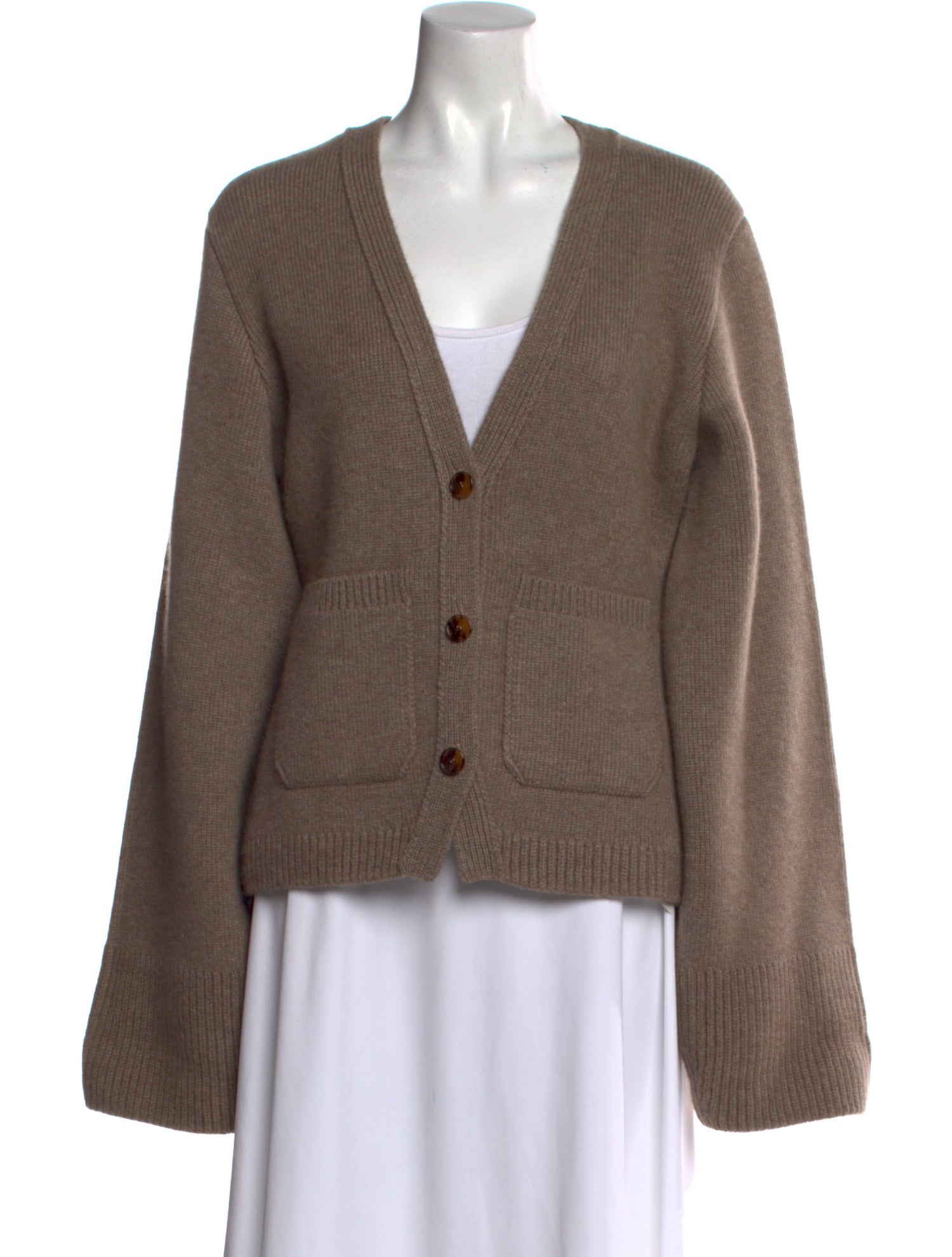 Khaite Cashmere V-Neck Sweater