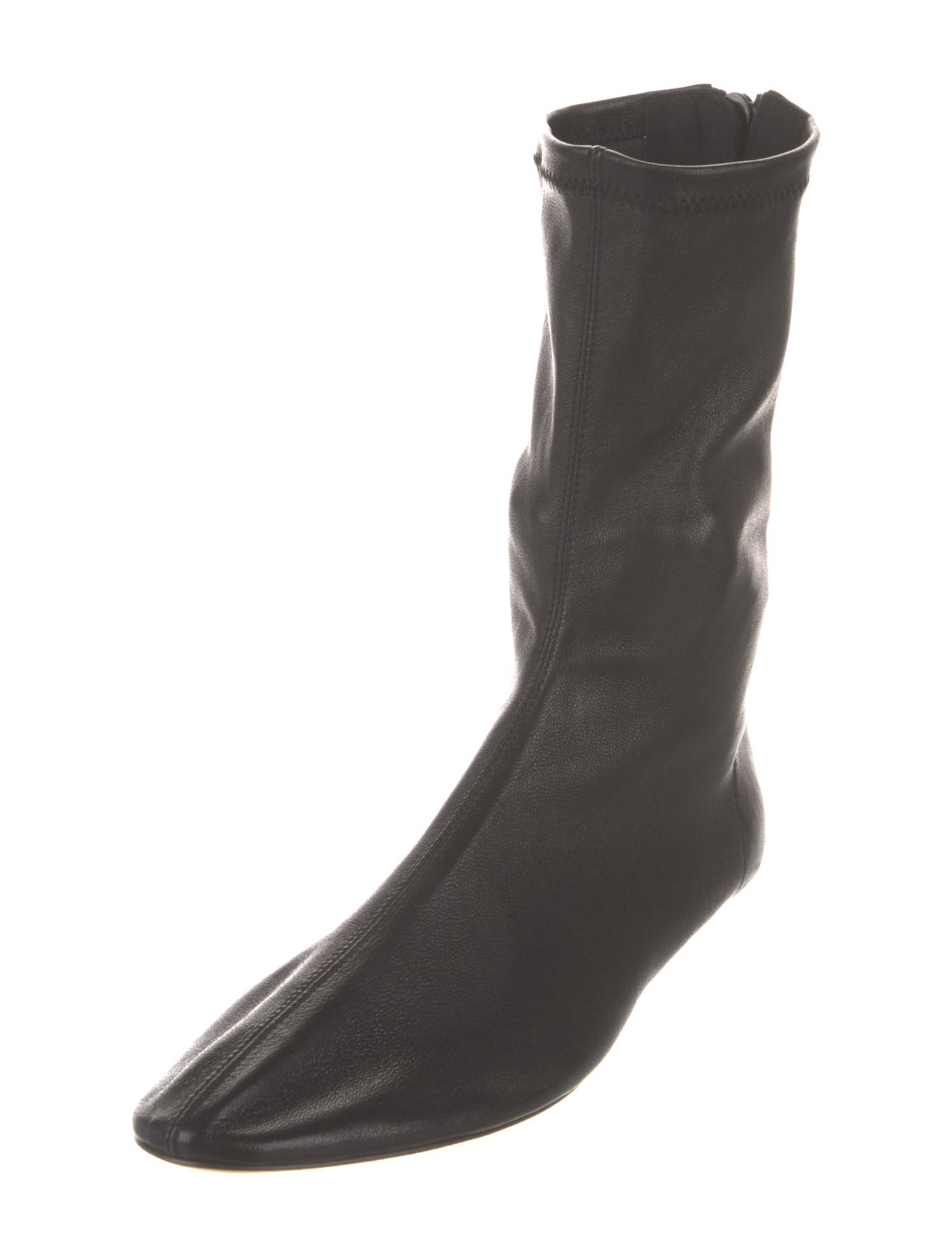 Khaite Leather Sock Boots